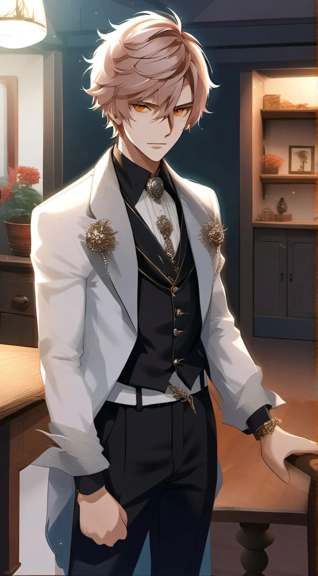 ai character: Alastor kidnap u!? background