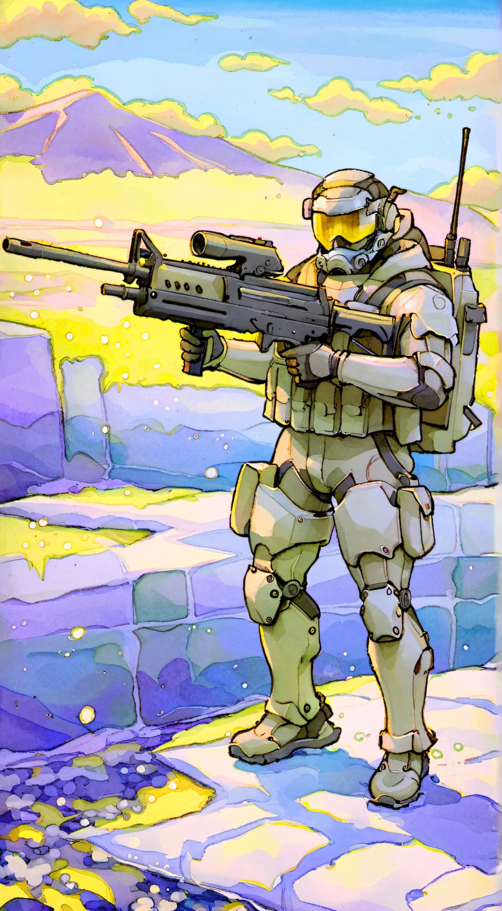 ai character: Anti furry background
