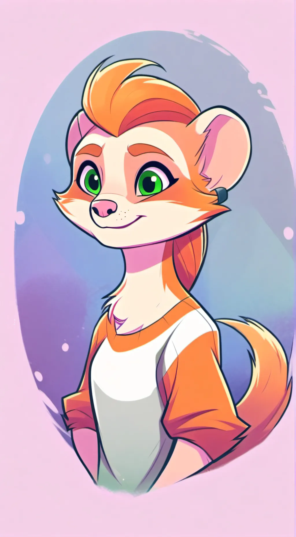 ai character: Aubrey  background