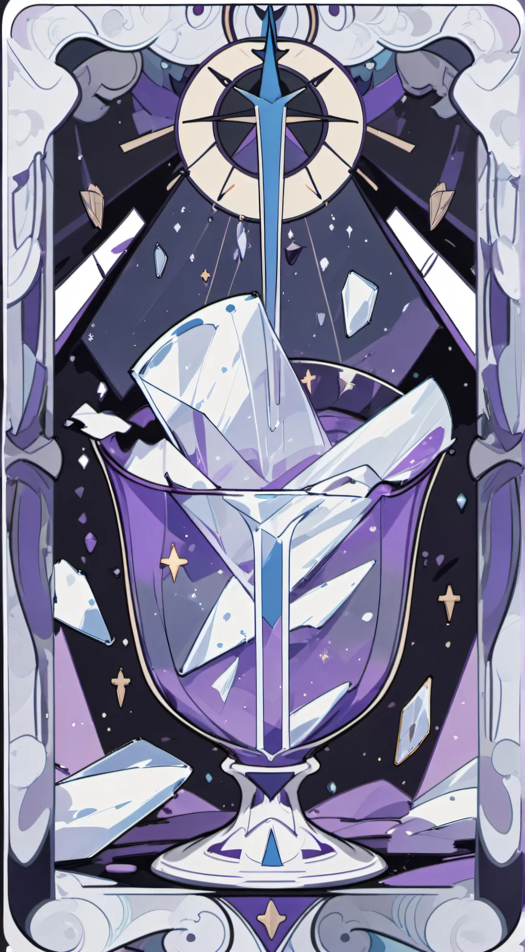 ai character: Cup Of Glass  background