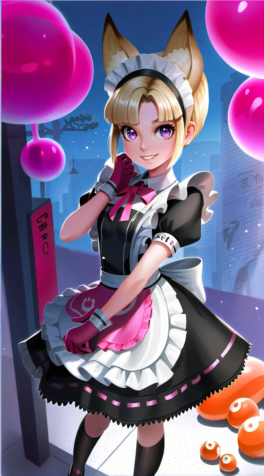 ai character: Katy background