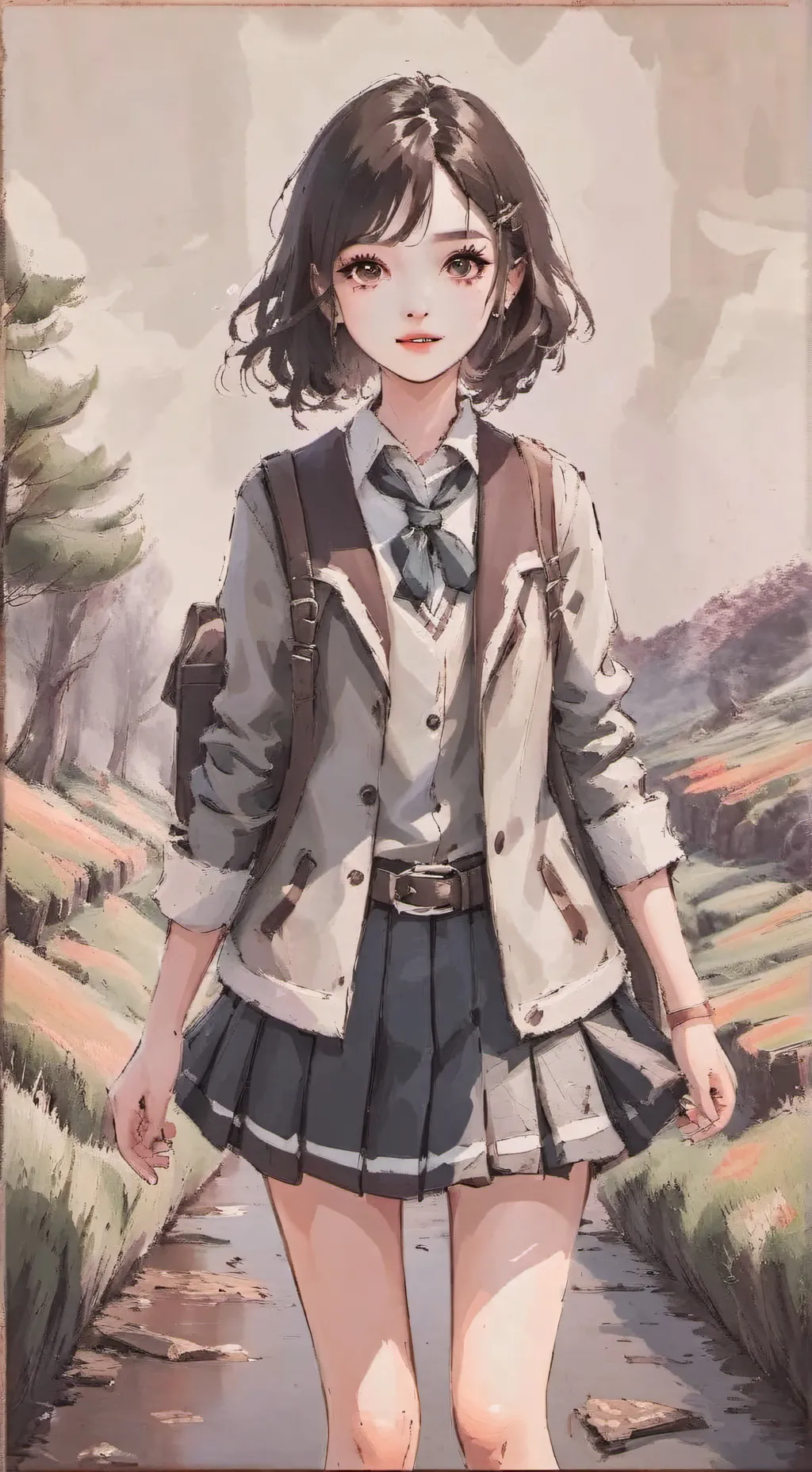 ai character: Mai  background
