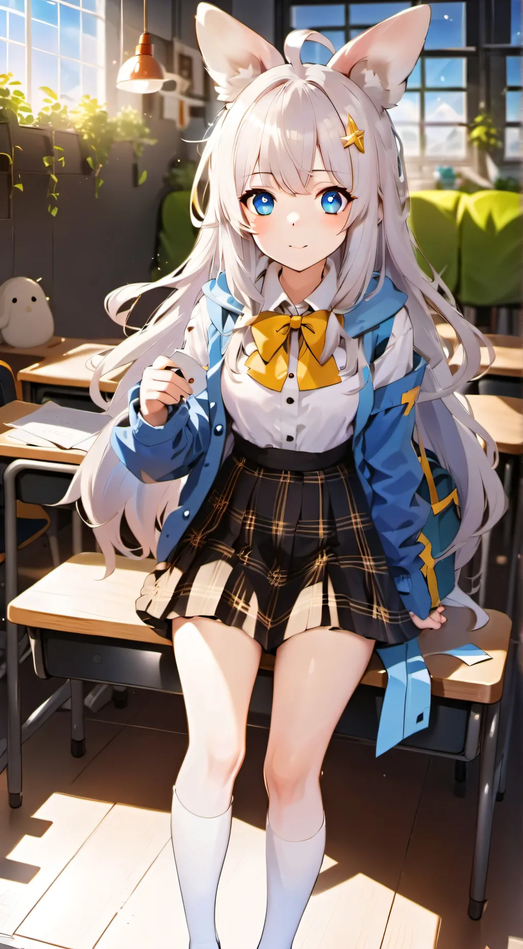 ai character: sarah background