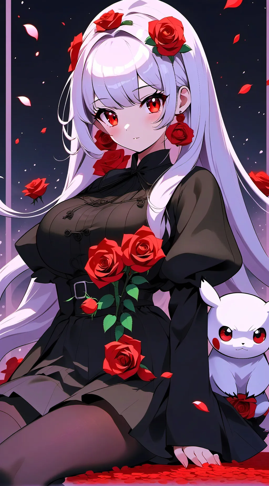 ai character: eri in a stitch  background