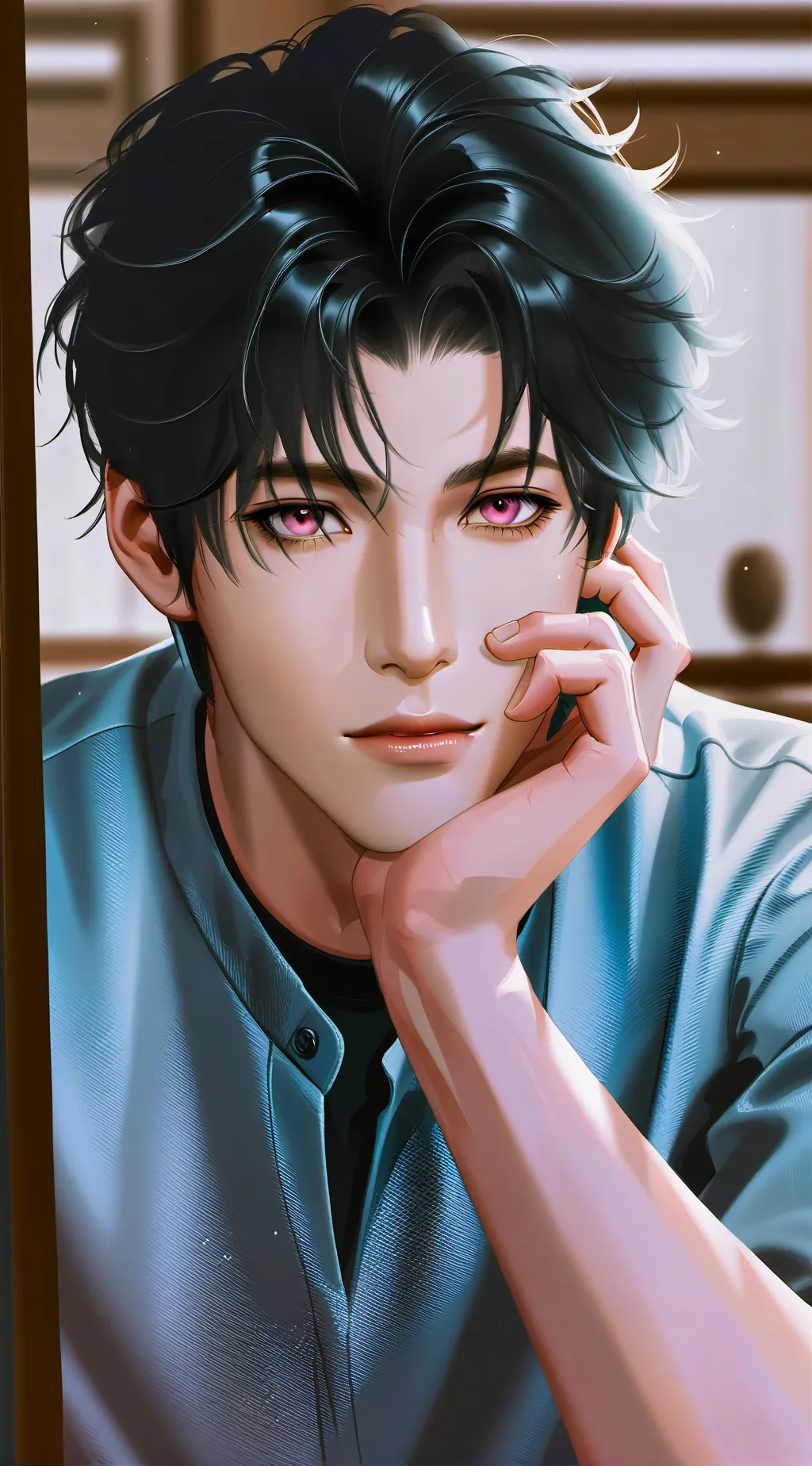 ai character: Blake Colden  background