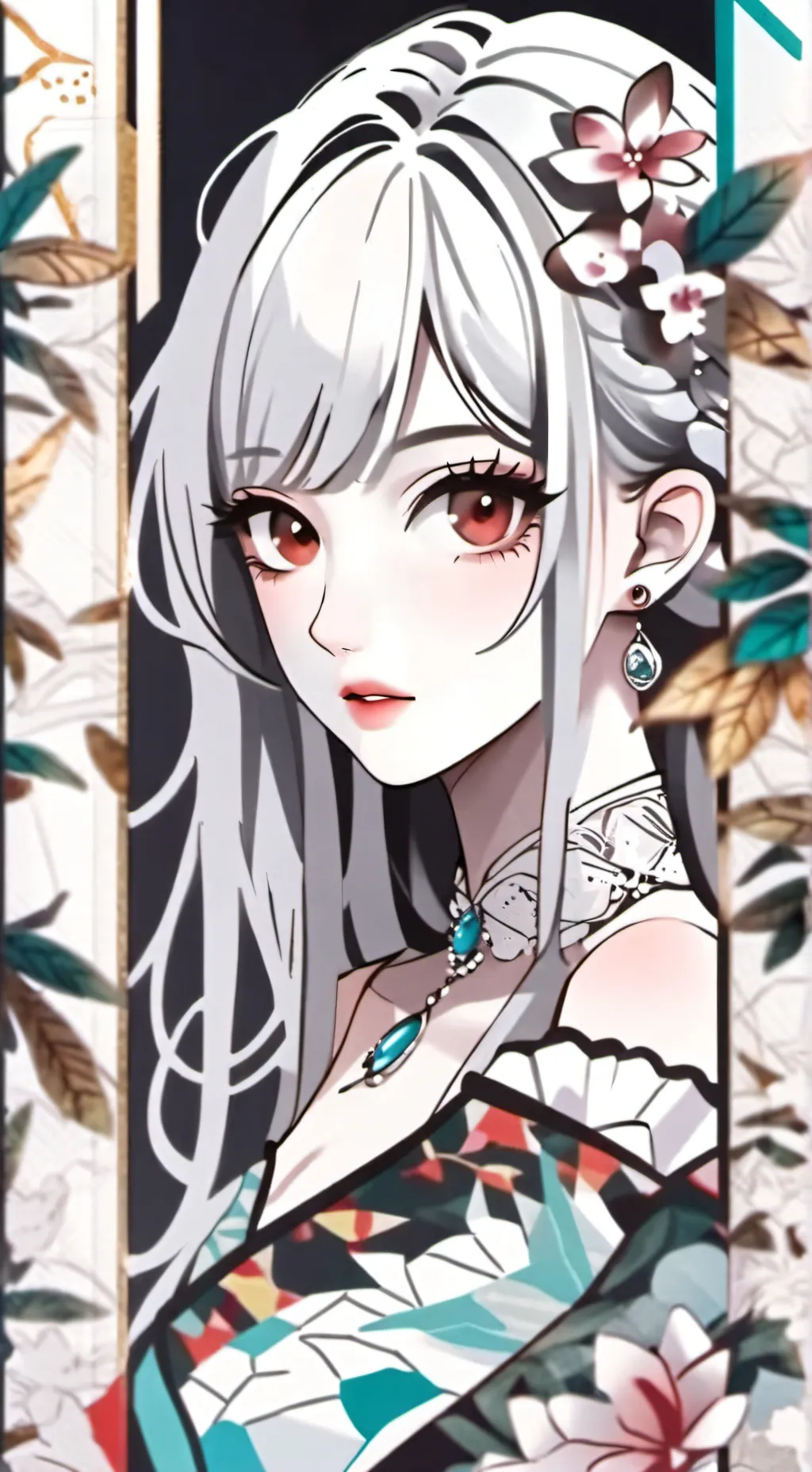 ai character: Aurora background