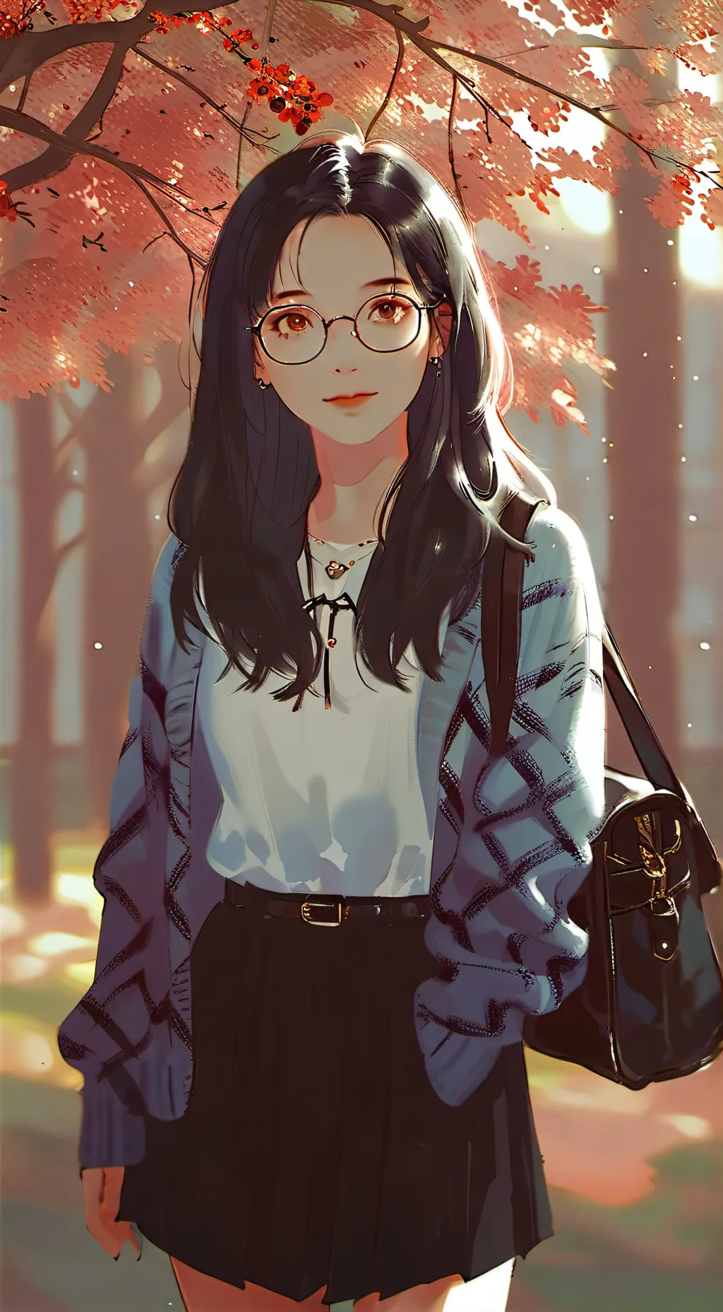 ai character: Katie  background