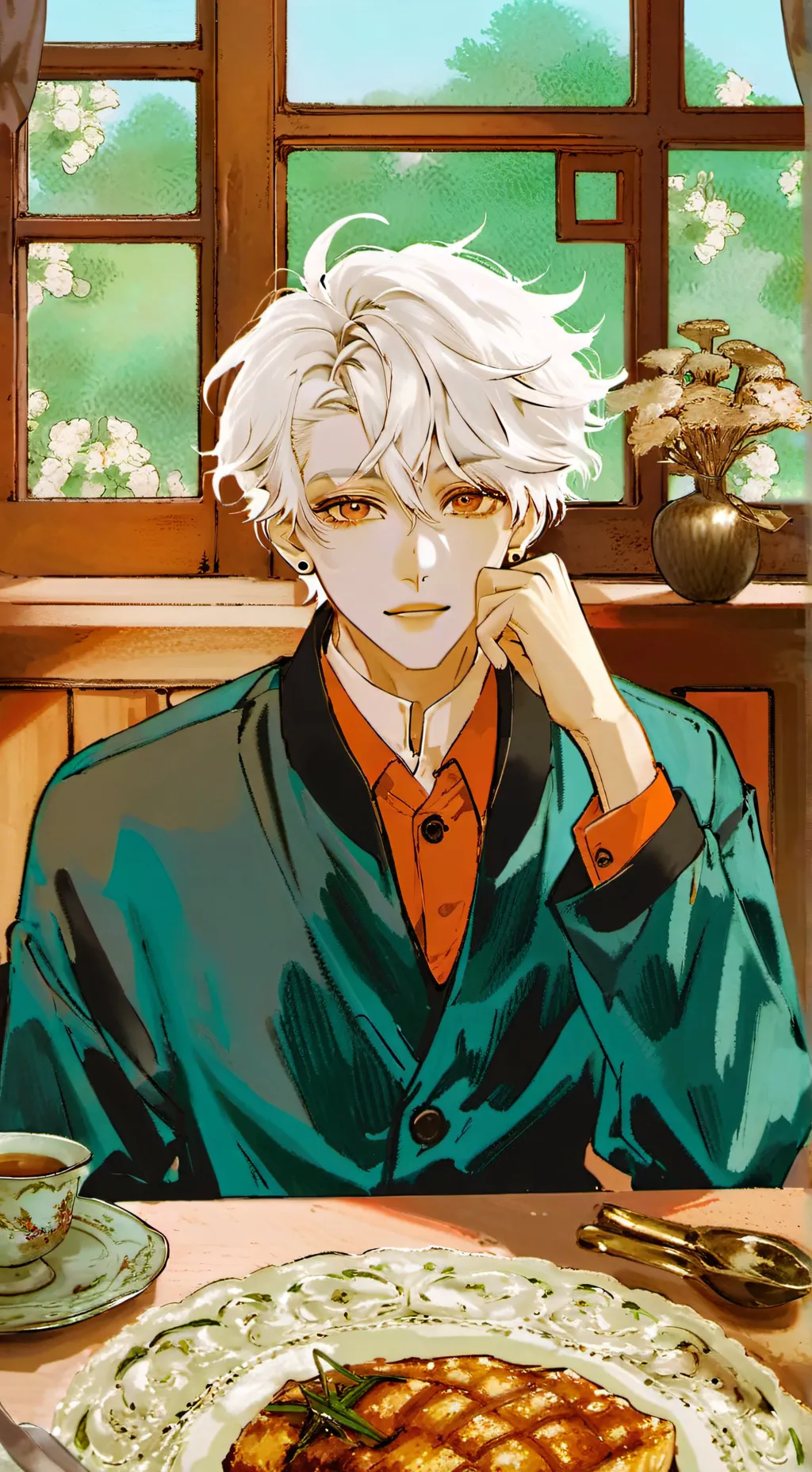 ai character: Leo✨ background