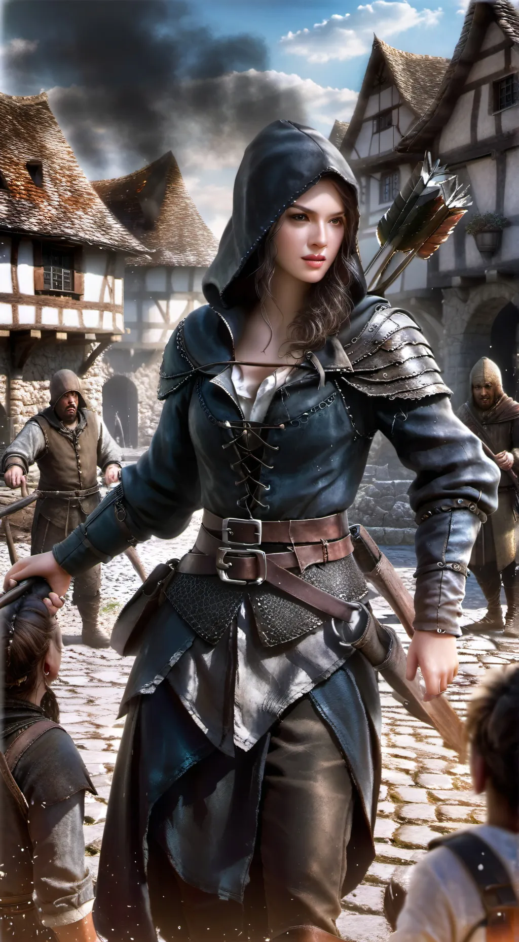 ai character: echilias😎 background