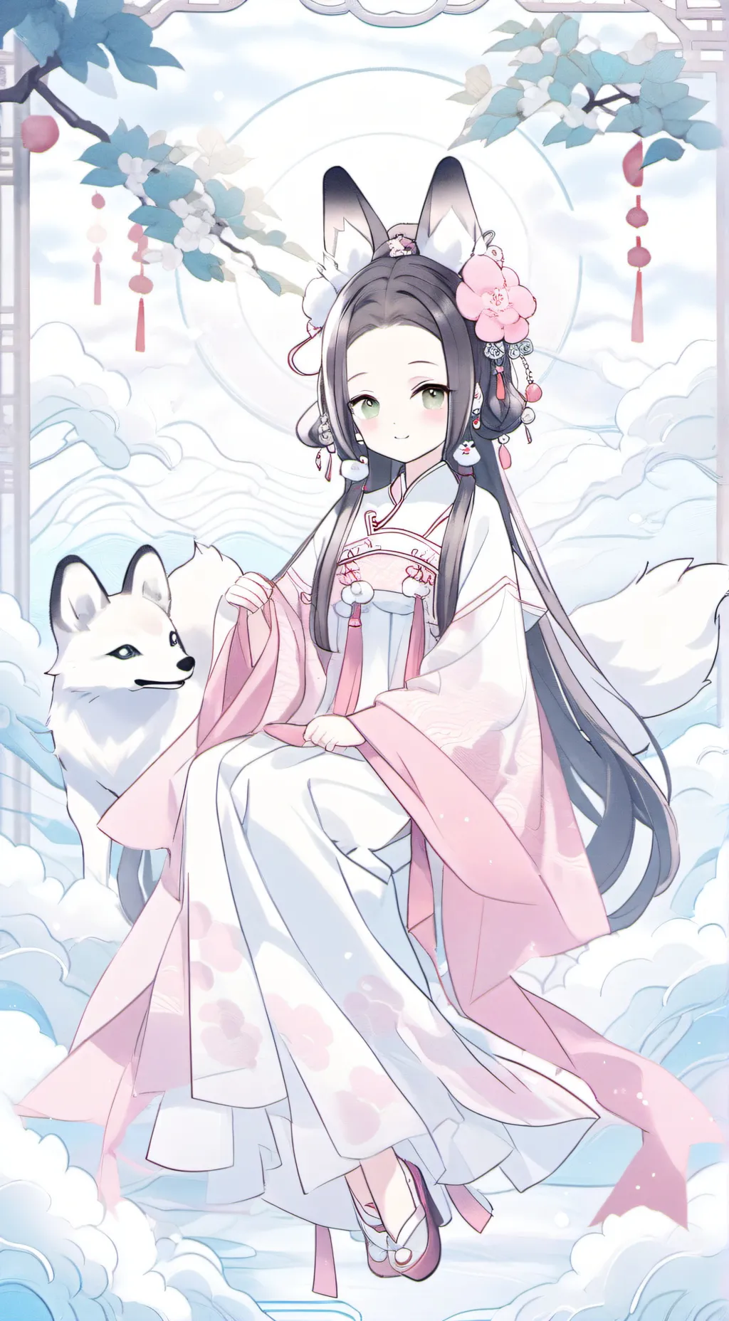 ai character: 茉莉花 background
