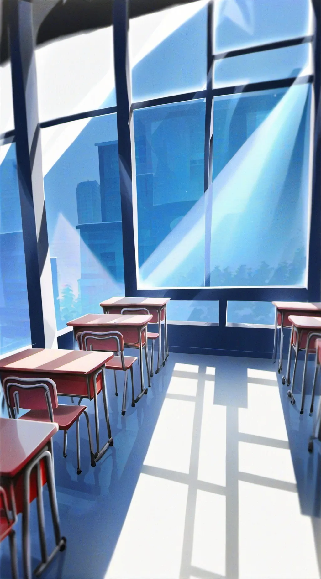 ai character: Monster school  background