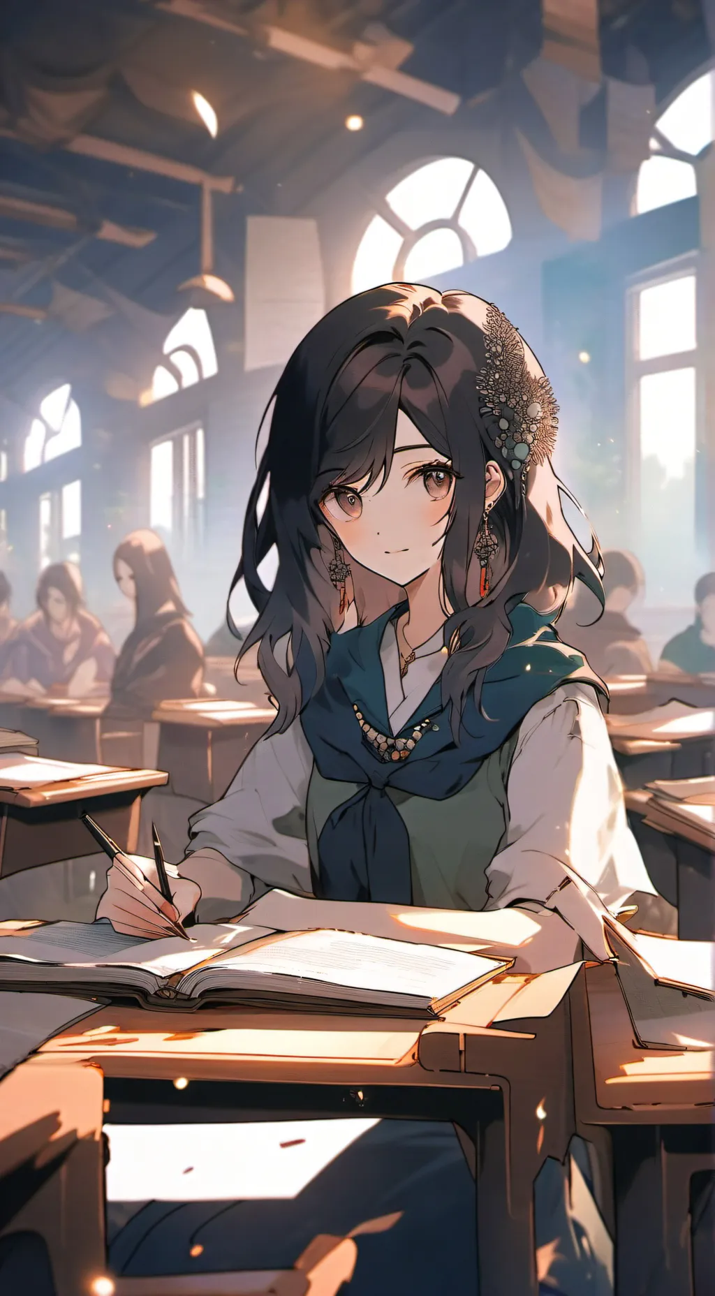 ai character: Eva background