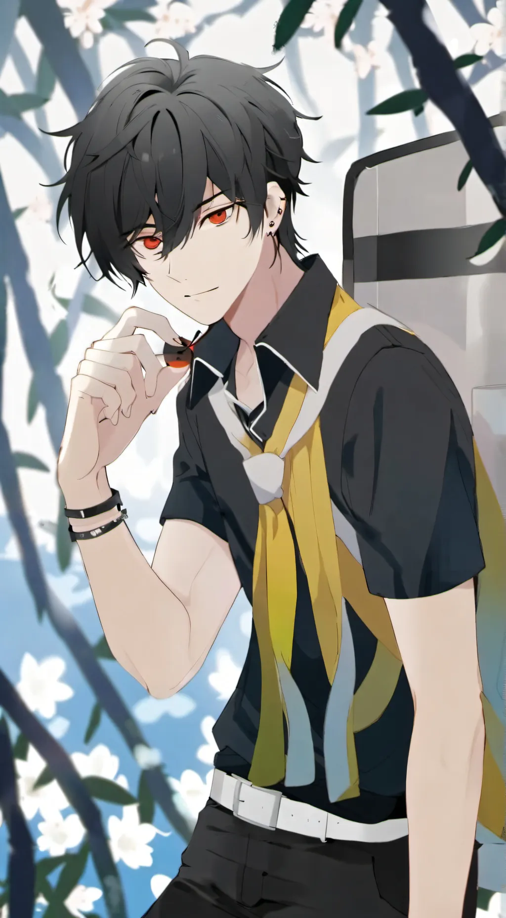 ai character: Maxence background