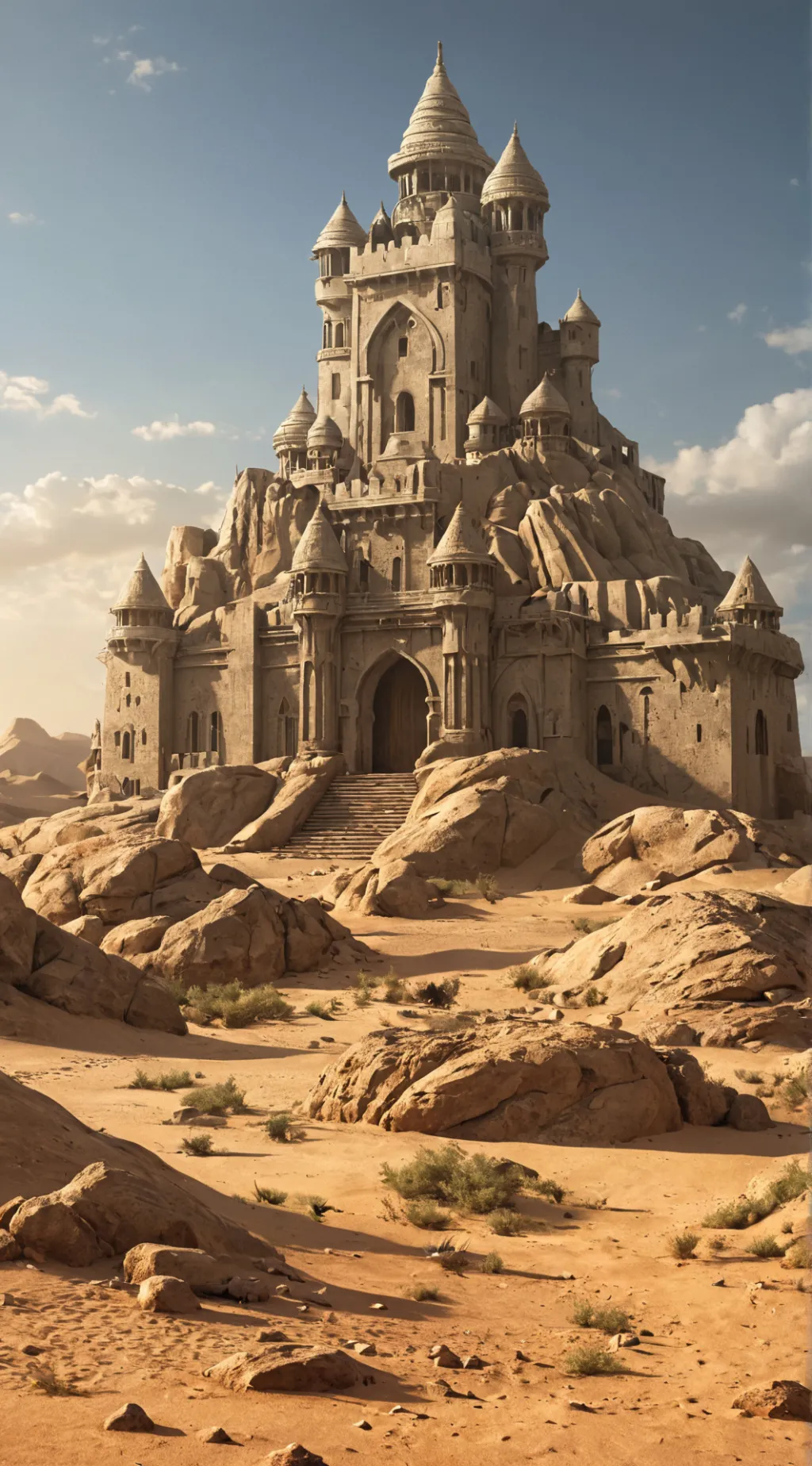 ai character: Desert Kingdom ￼ background