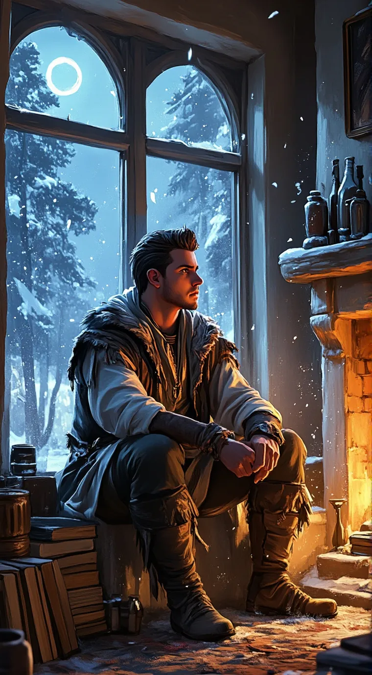 ai character: Mark(frozen world) background