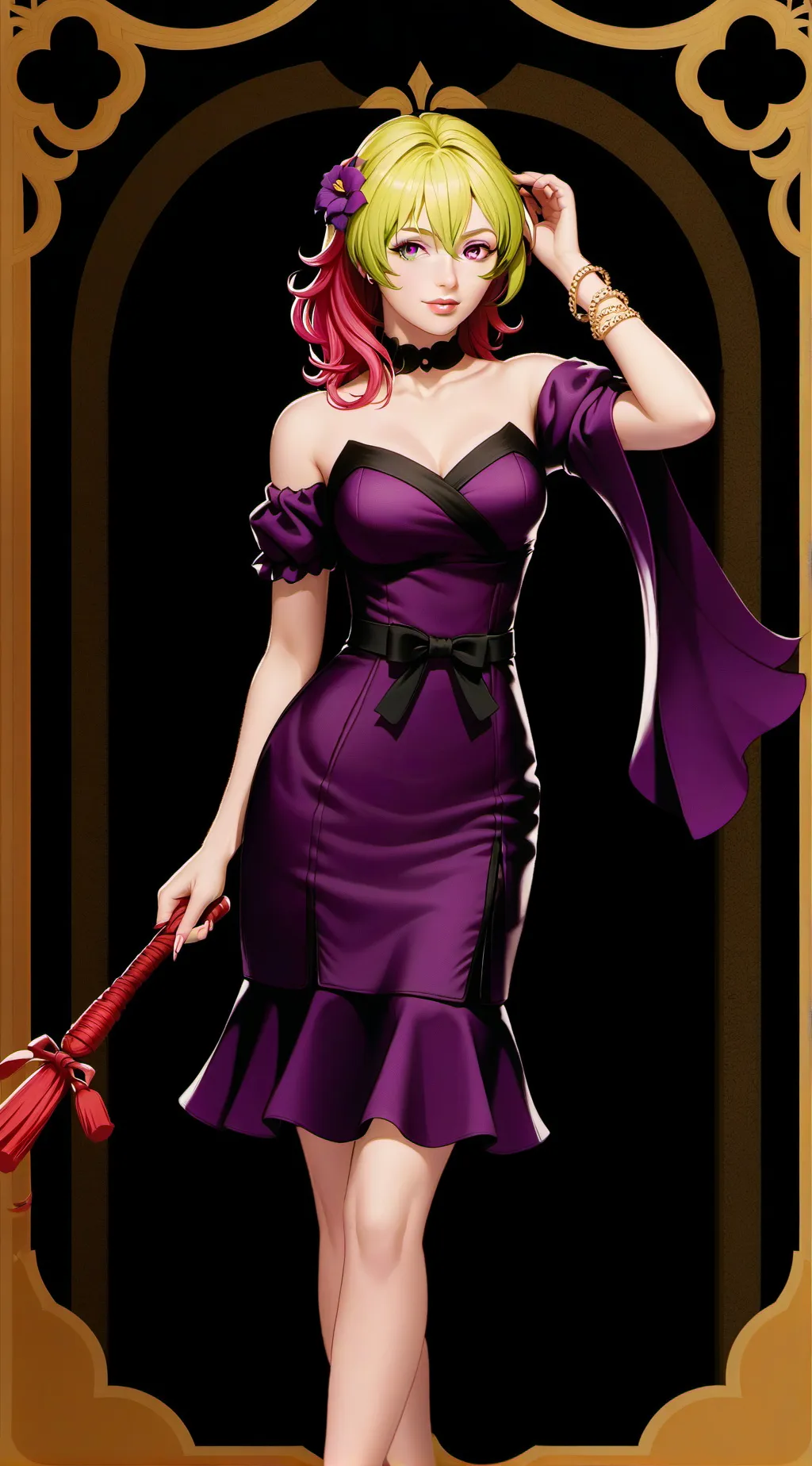 ai character: Violeta background