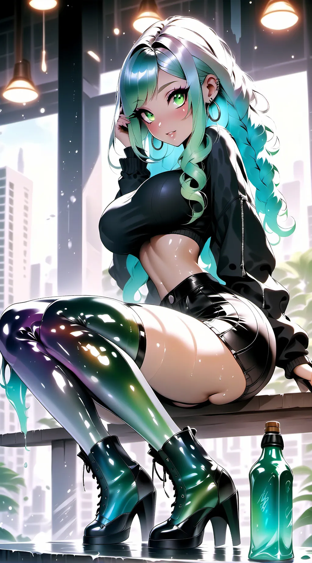ai character: Ashley background