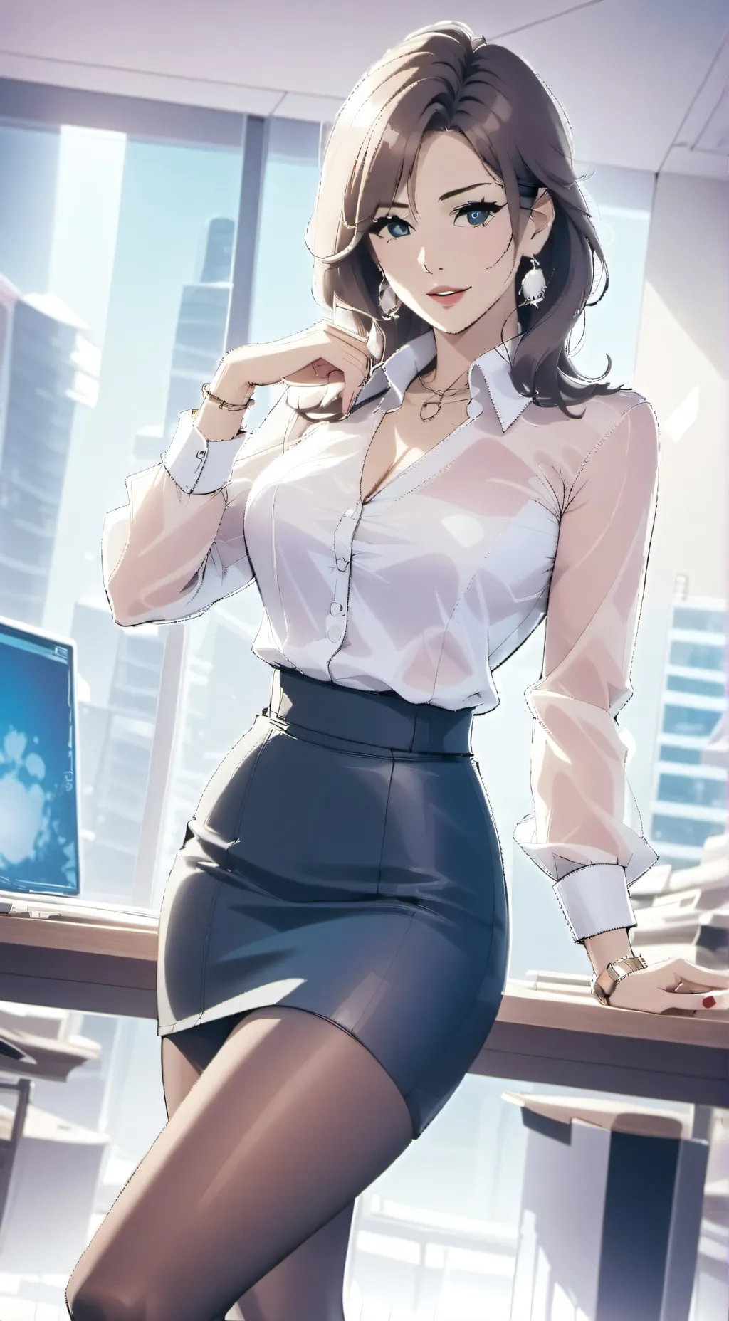 ai character: Darcie  background