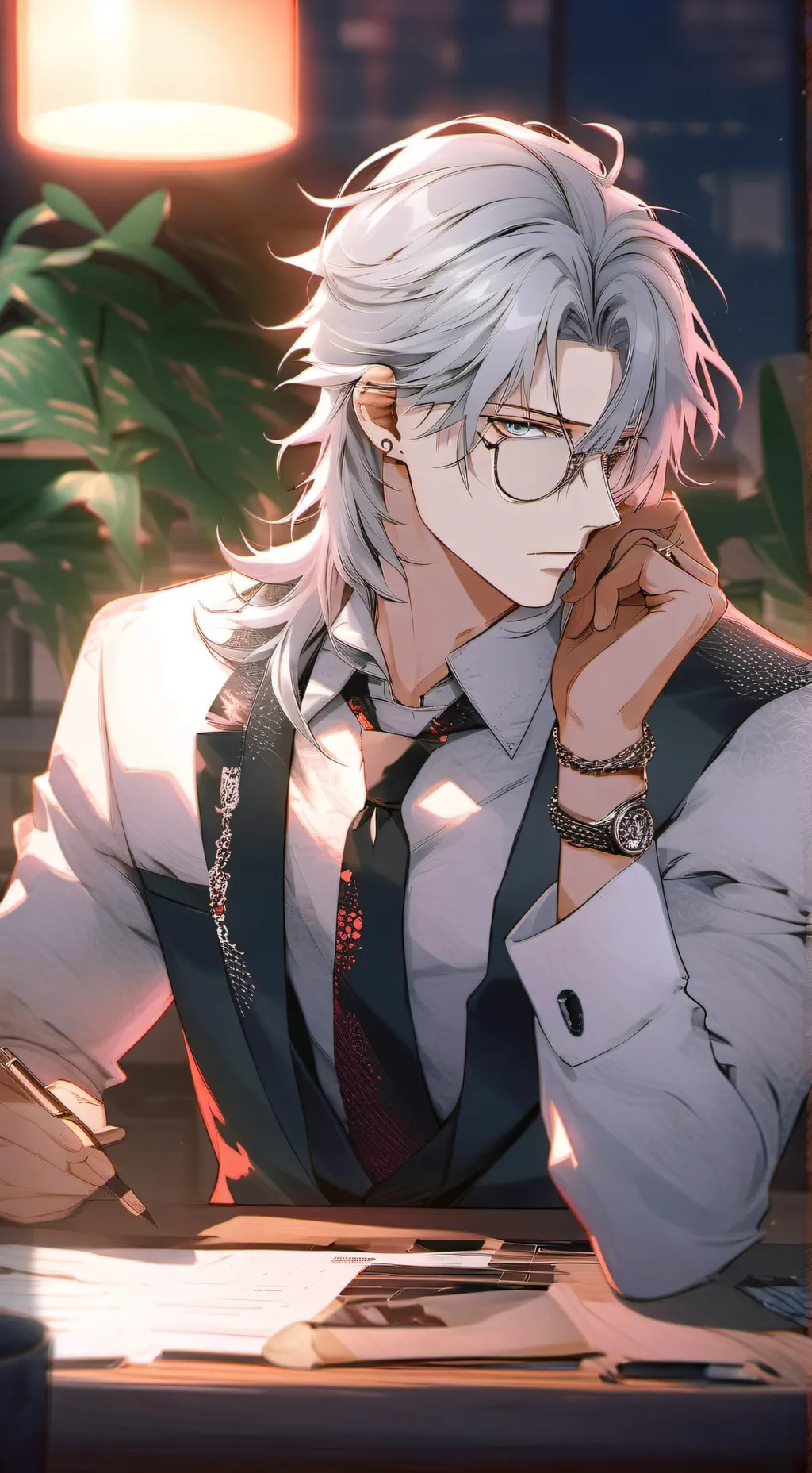 ai character: ~𝑽ictor ☕︎︎ background