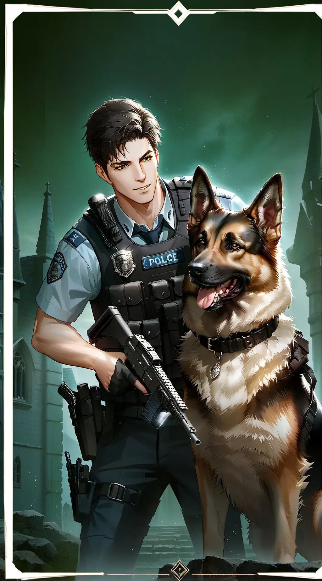ai character: Harley and rex background