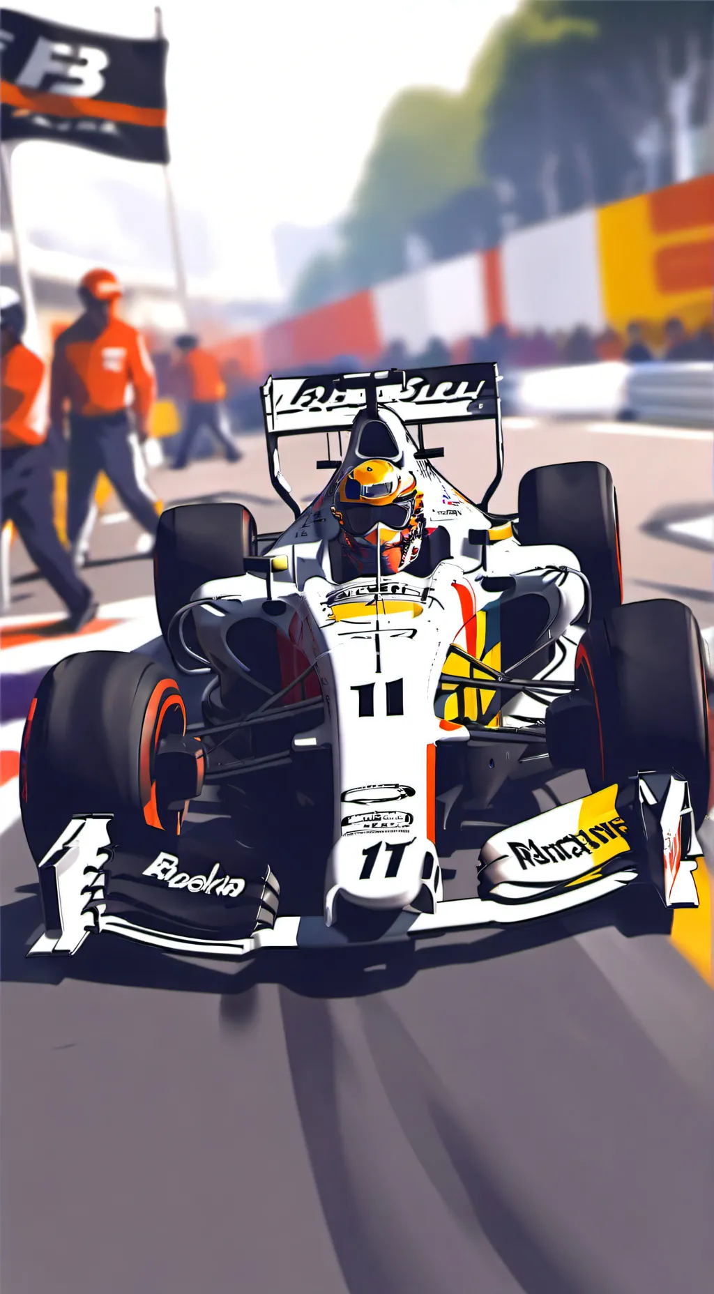 ai character: f1 background