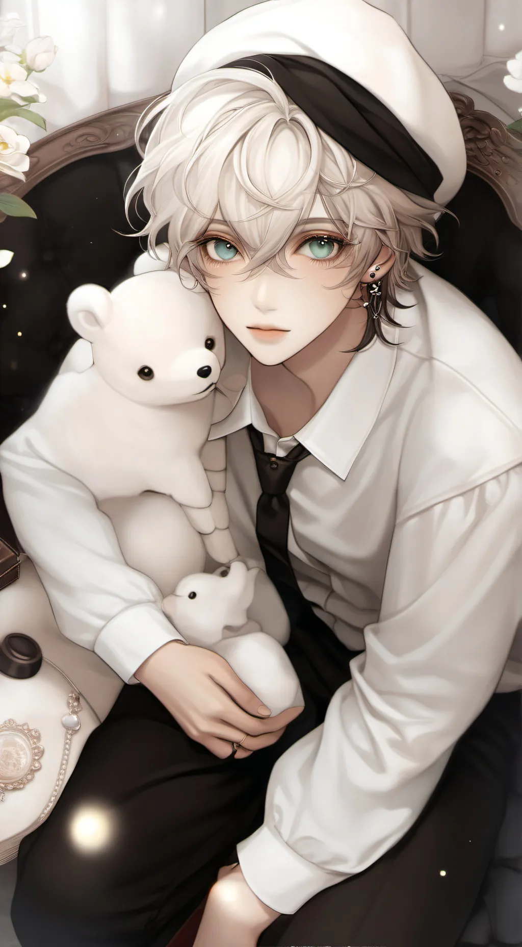 ai character: 🌺Leo🌺 background