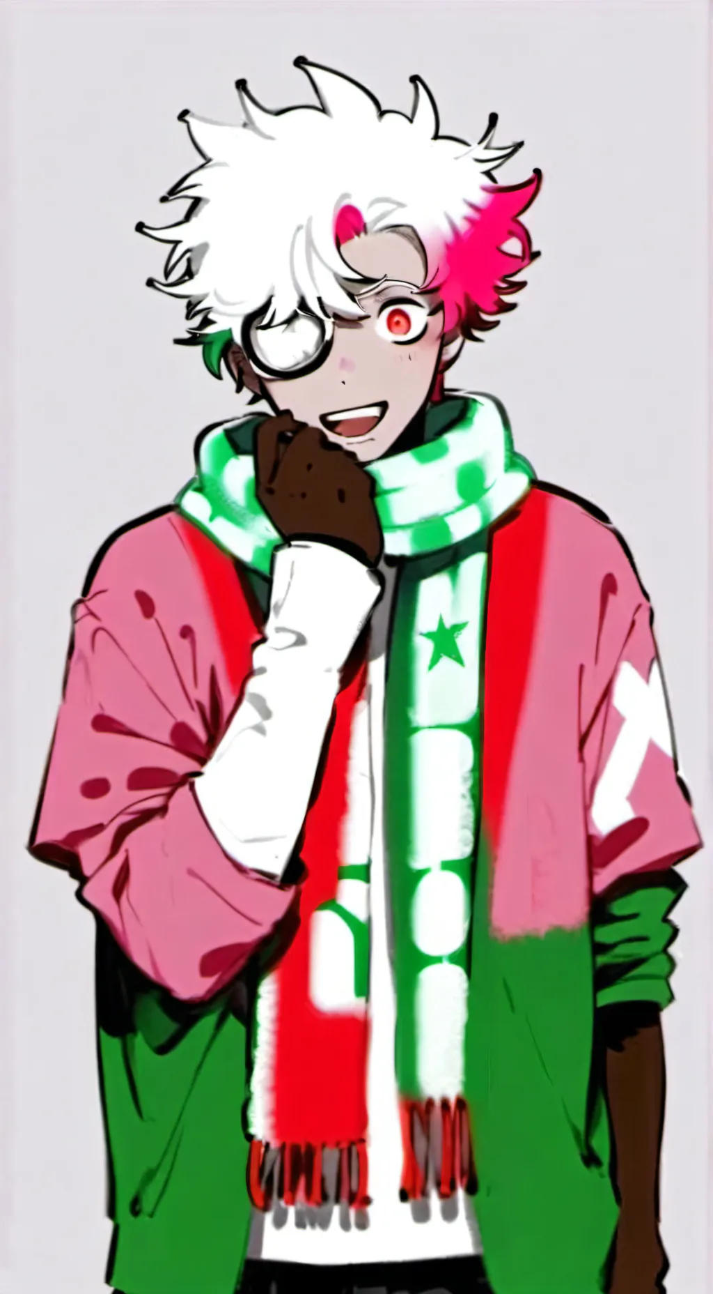 ai character: sprout seedly:D background