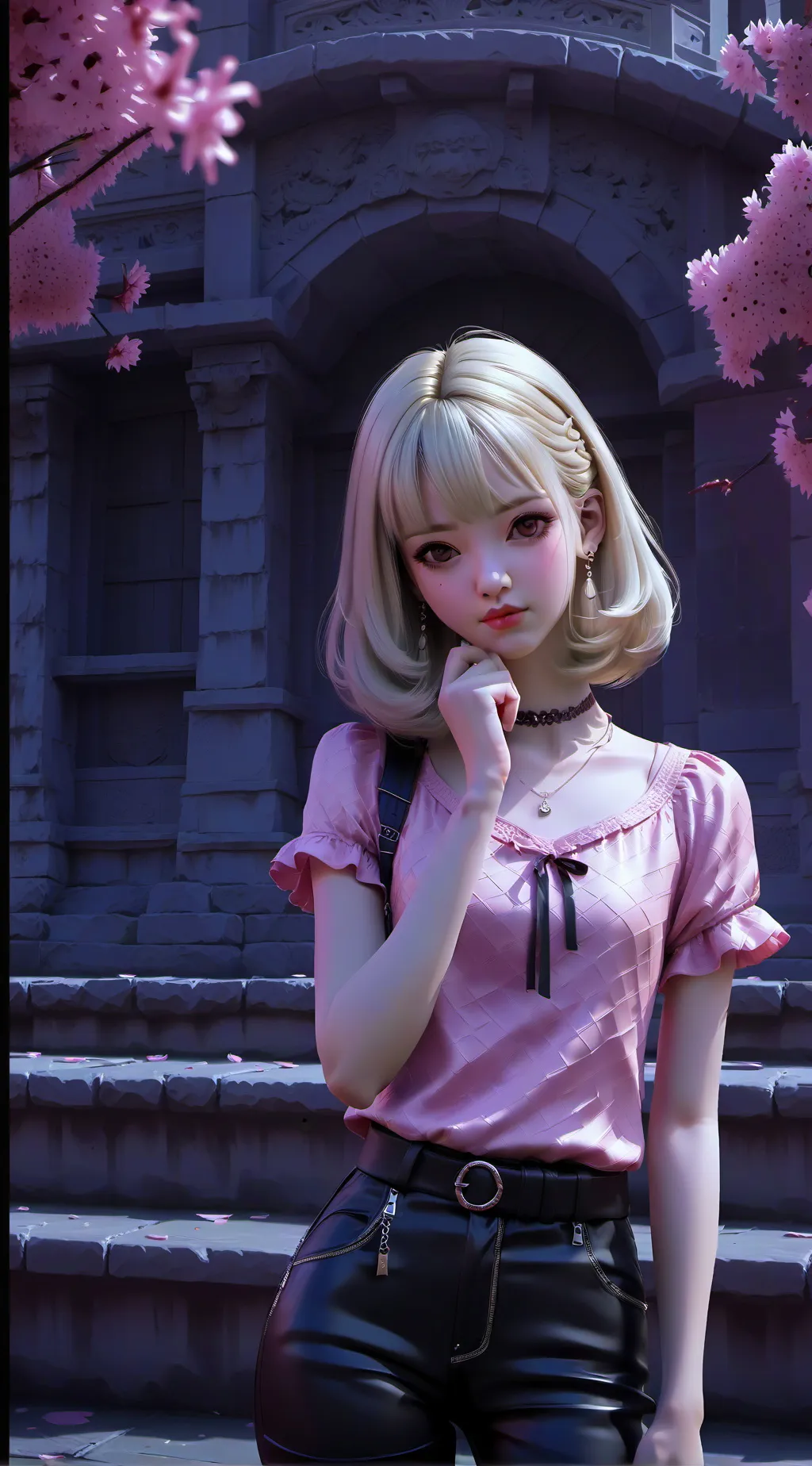 ai character: copy cat background