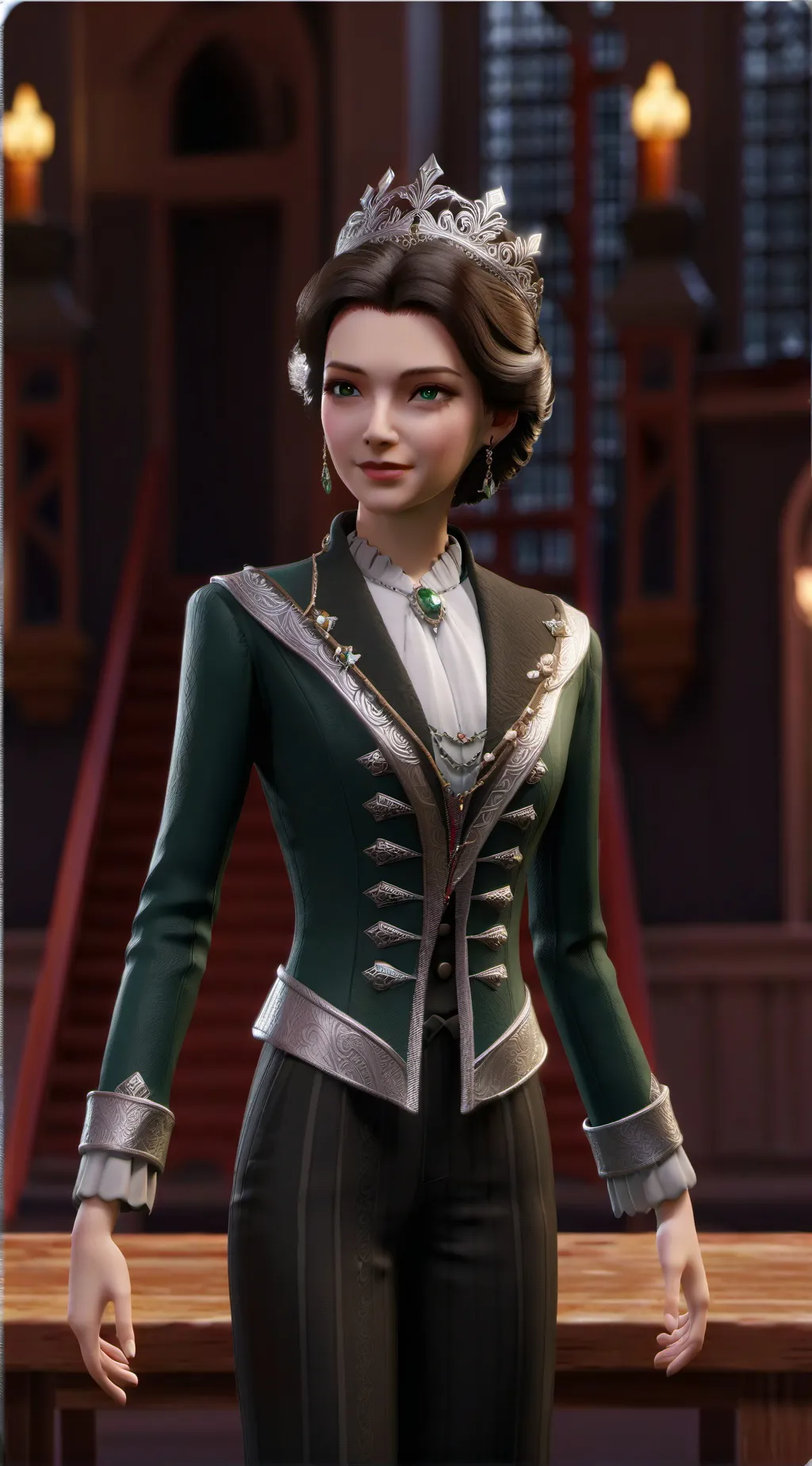 ai character: Vicky background