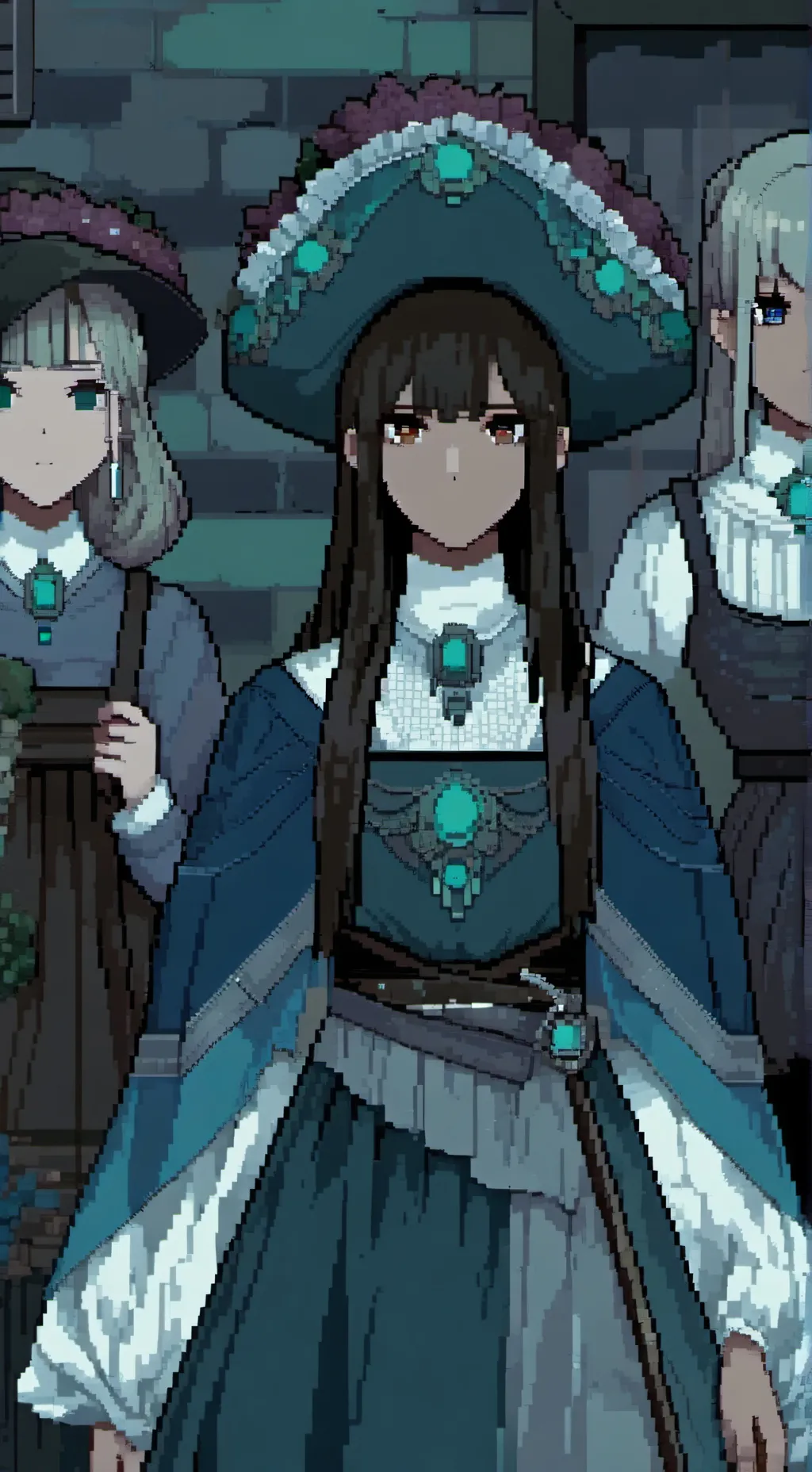 ai character: bluthirsch  background