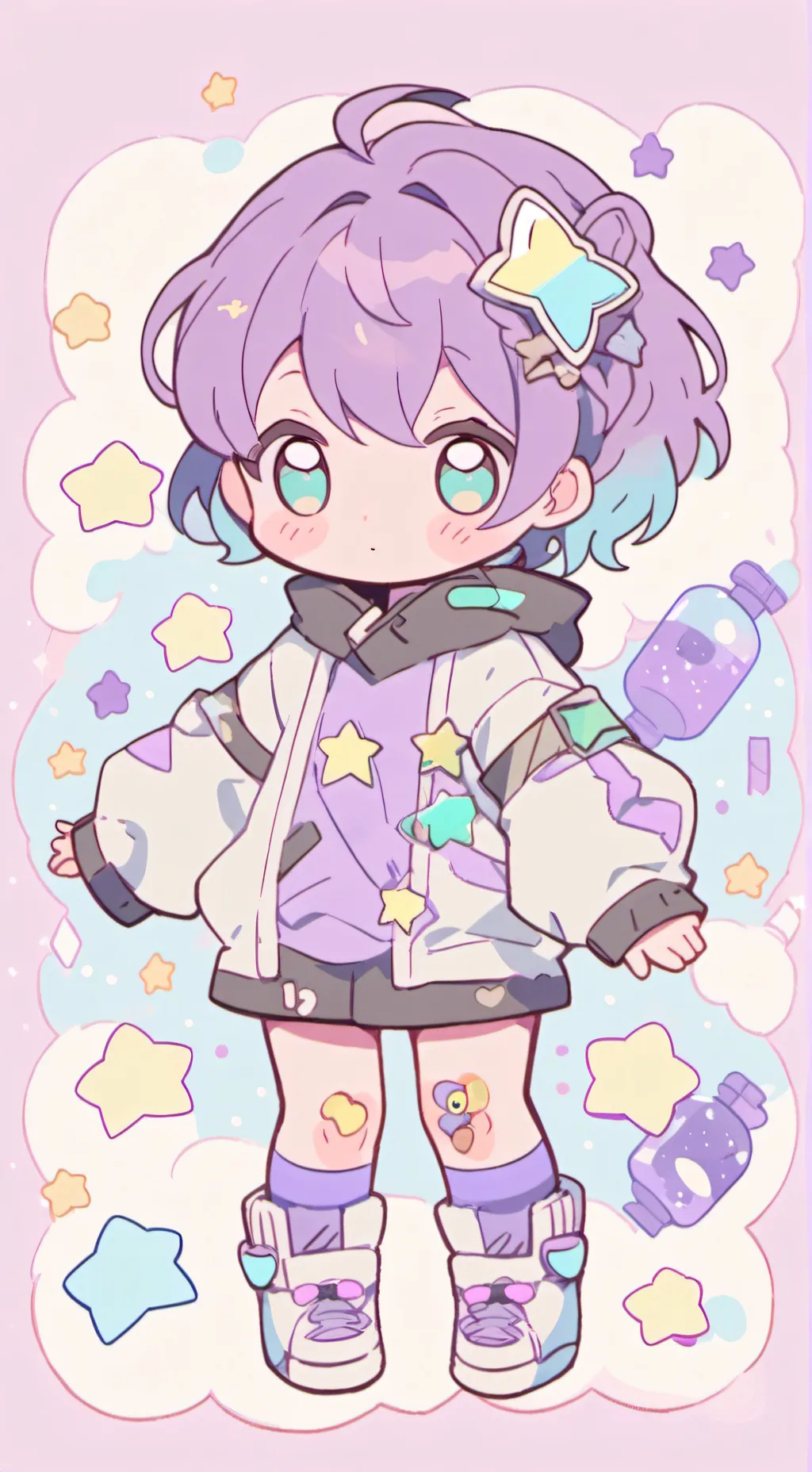 ai character: Magical world?! ⭐ background
