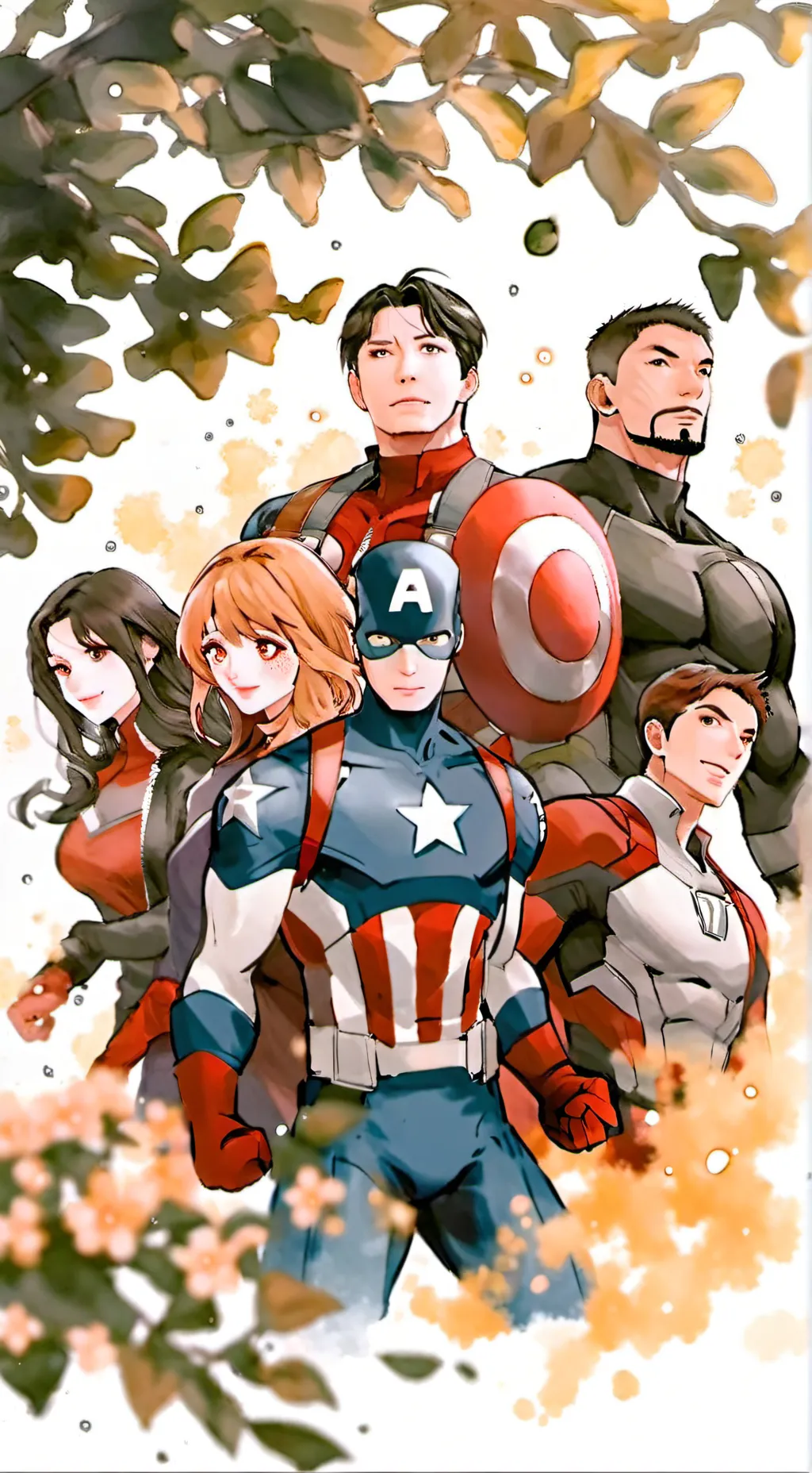 ai character: avengers newborn 😍 background