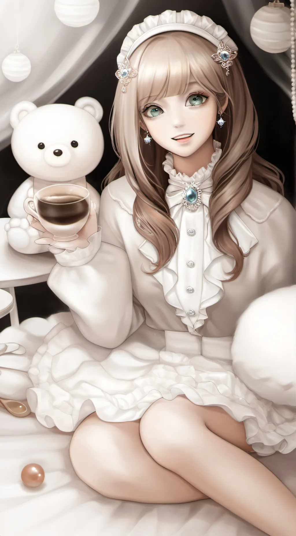 ai character: ~Scarlet~  background