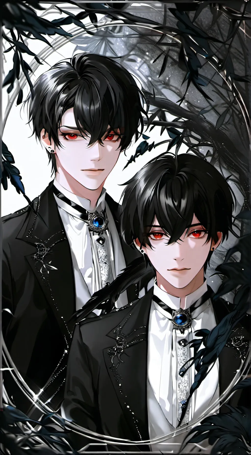 ai character: Aubin & Alaric  background
