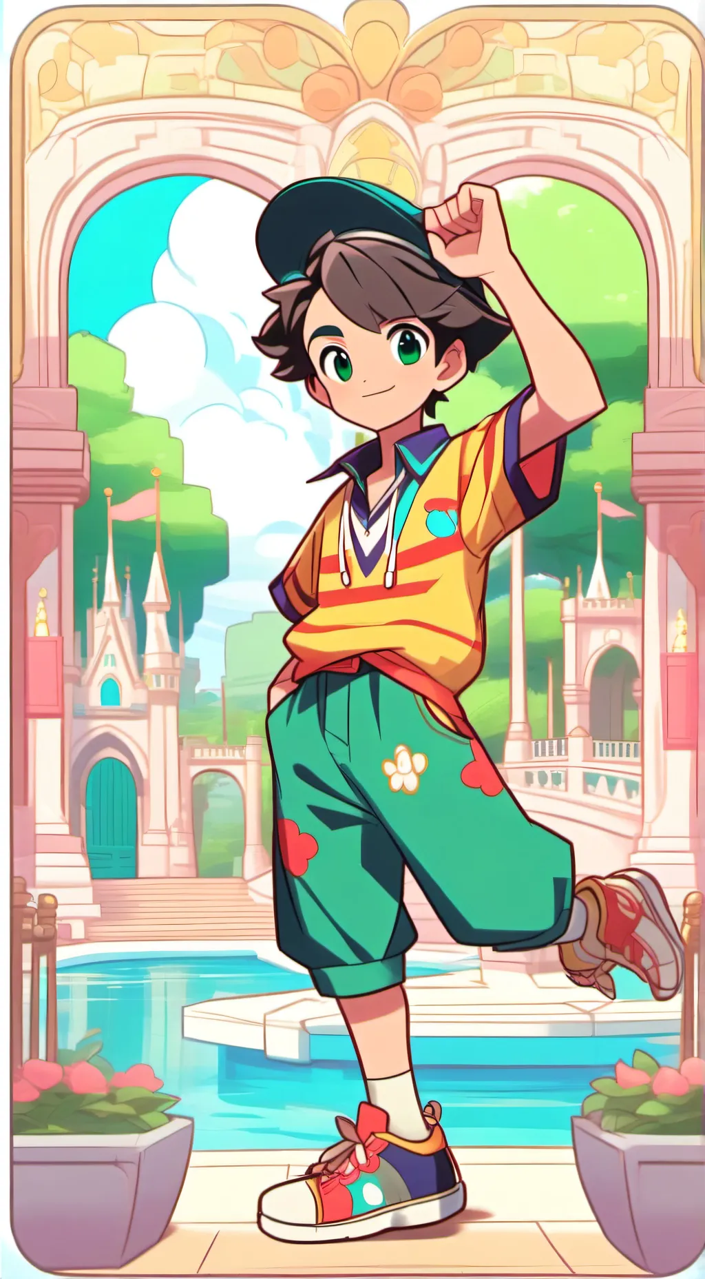 ai character: Cartoon Kaiden  background