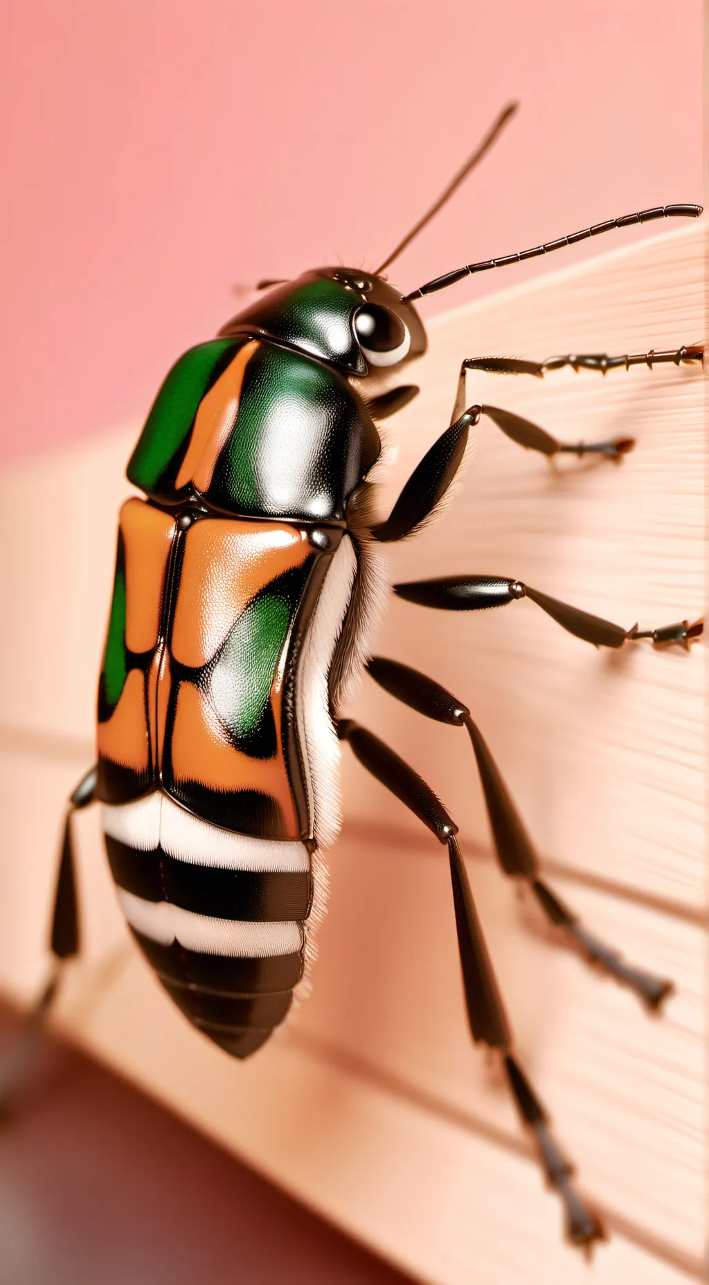 ai character: bug laying egg background