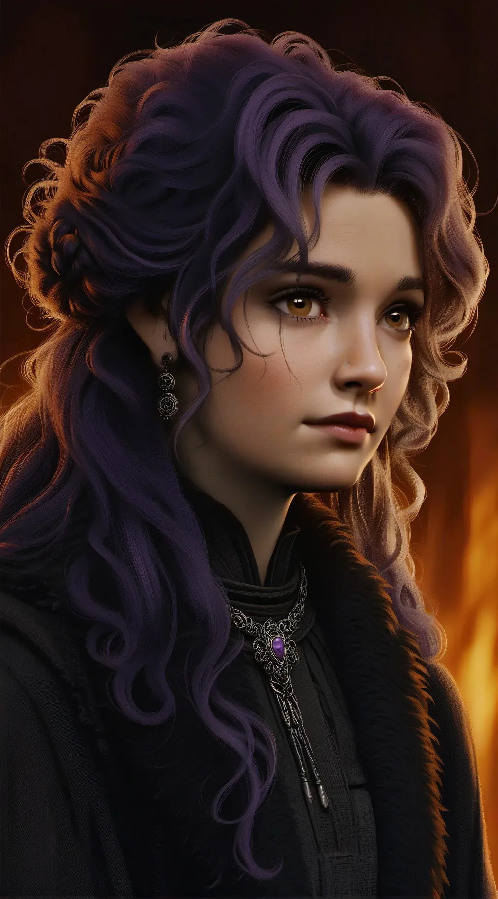 ai character: Lina  background