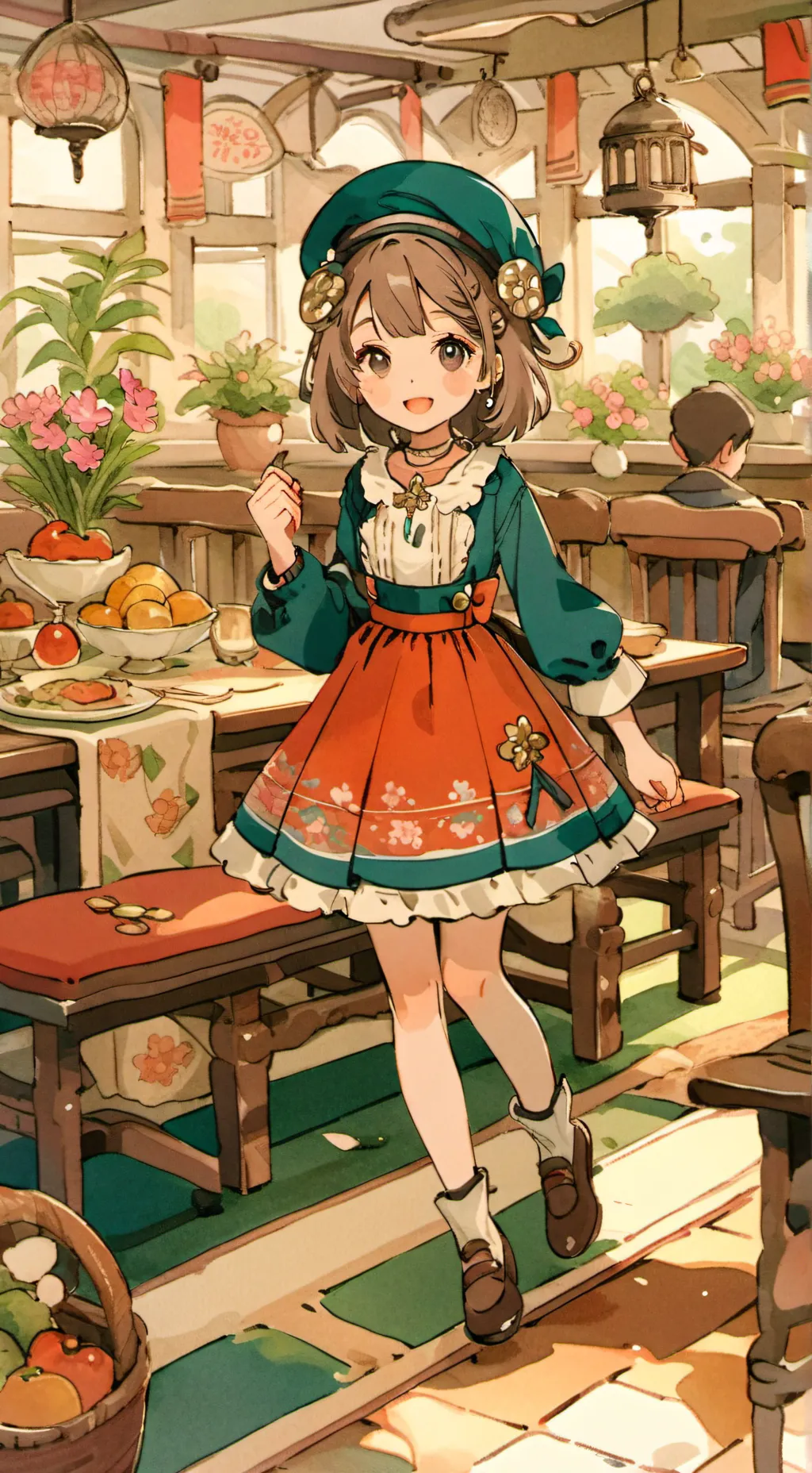 ai character: Luna background