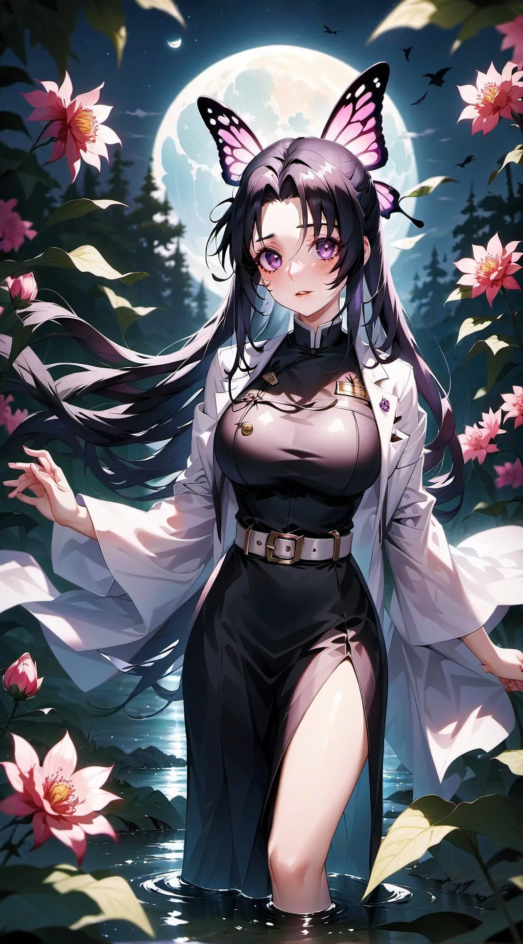 ai character: Shinobu Kocho(alt) background