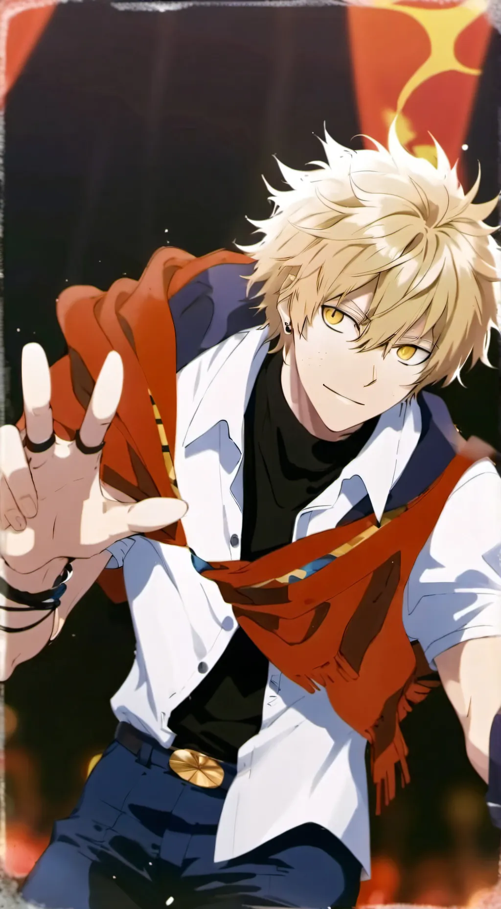 ai character: Bakugo tromper background