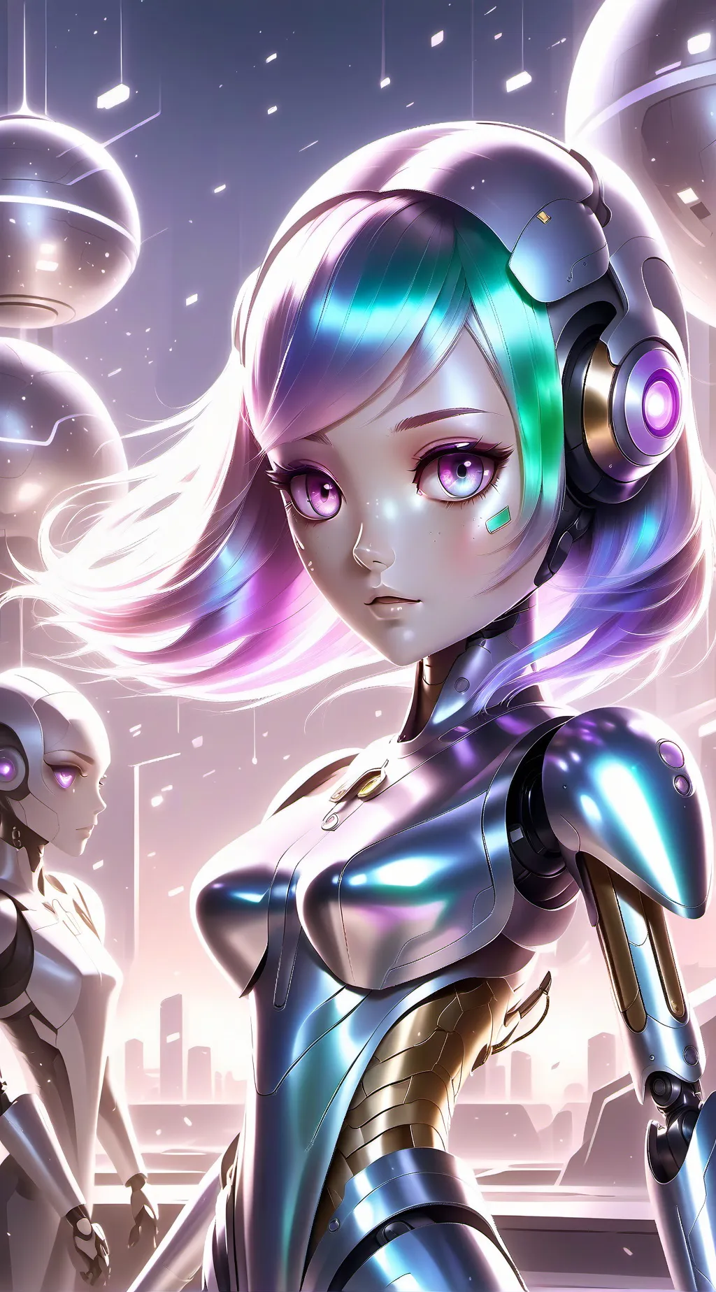 ai character: Chroma background