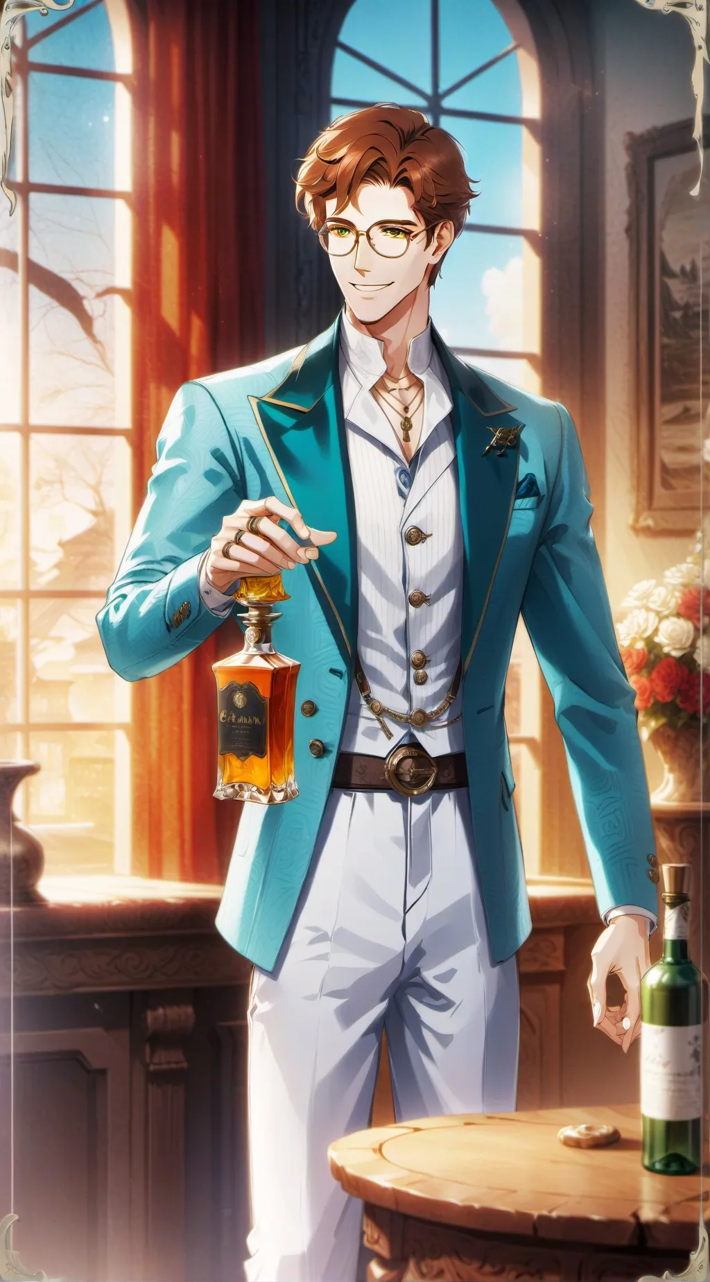 ai character: Carl Everitt  background
