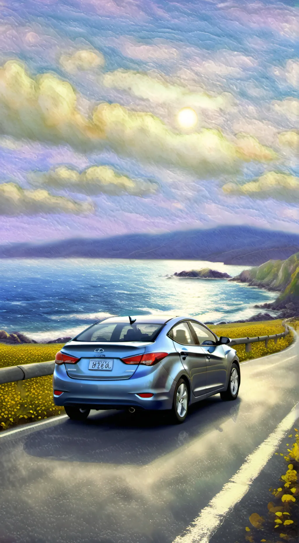 ai character: Family road trip 3 background