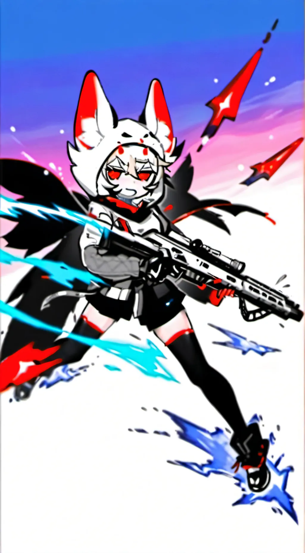 ai character: trio woman background