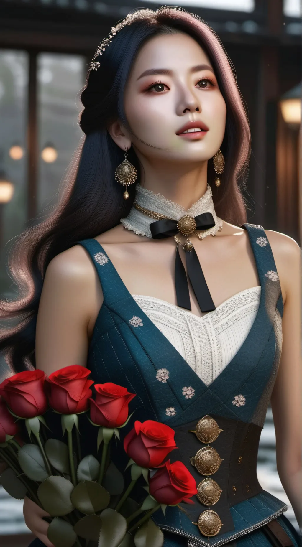 ai character: Rosè background