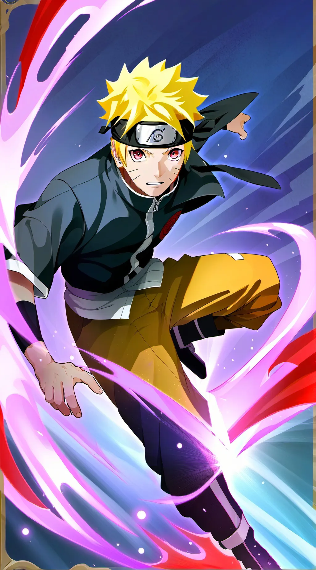 ai character: Naruto uzumaki  background