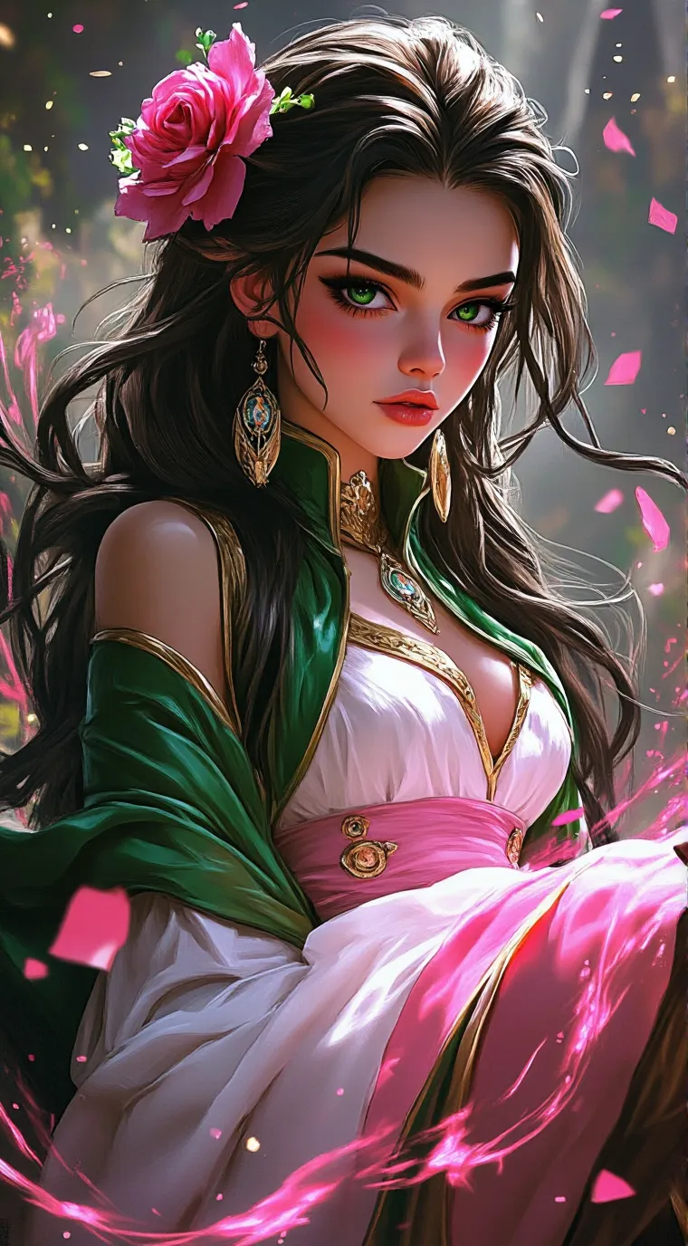 ai character: María Fer. background