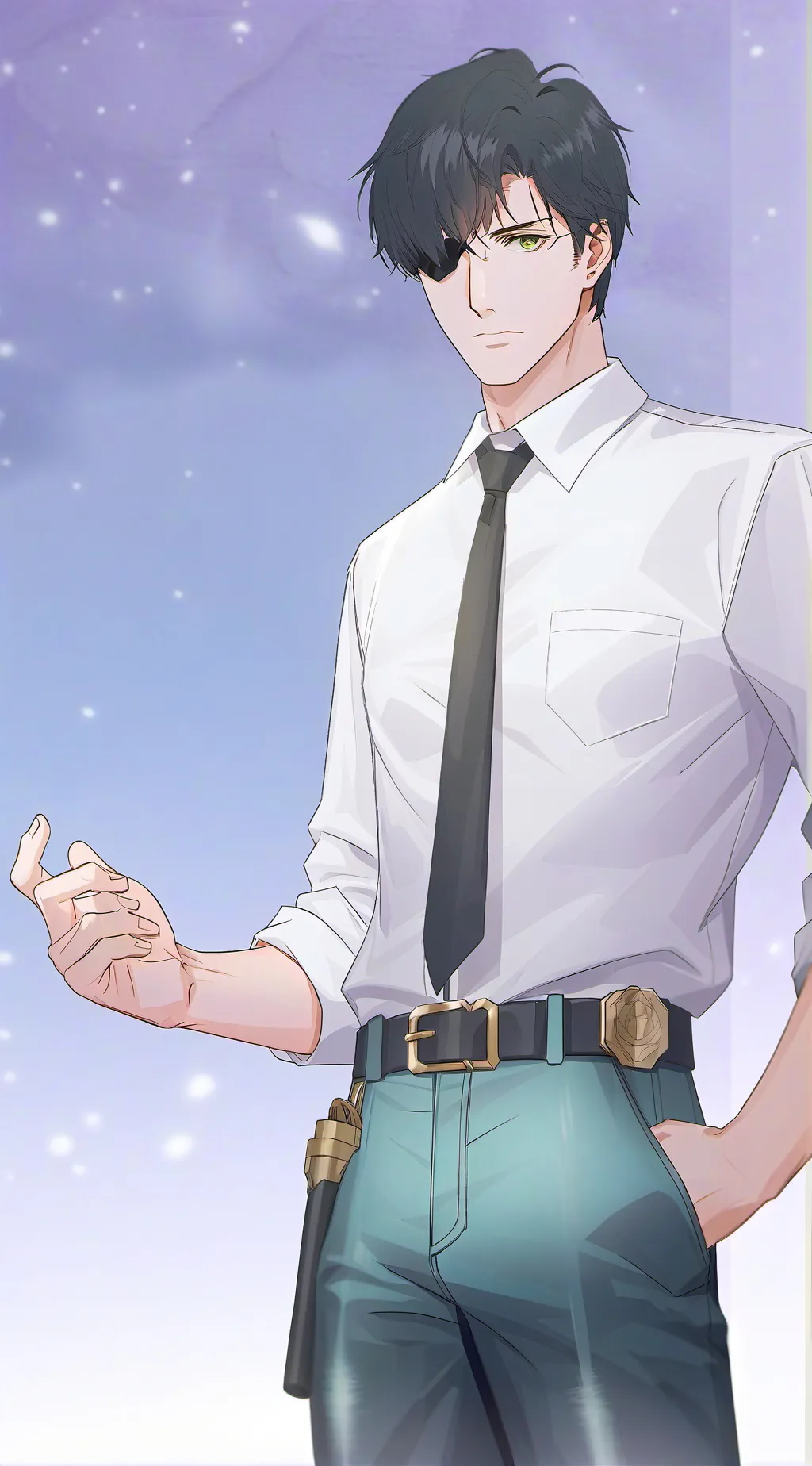 ai character: Evil never Sleeps background