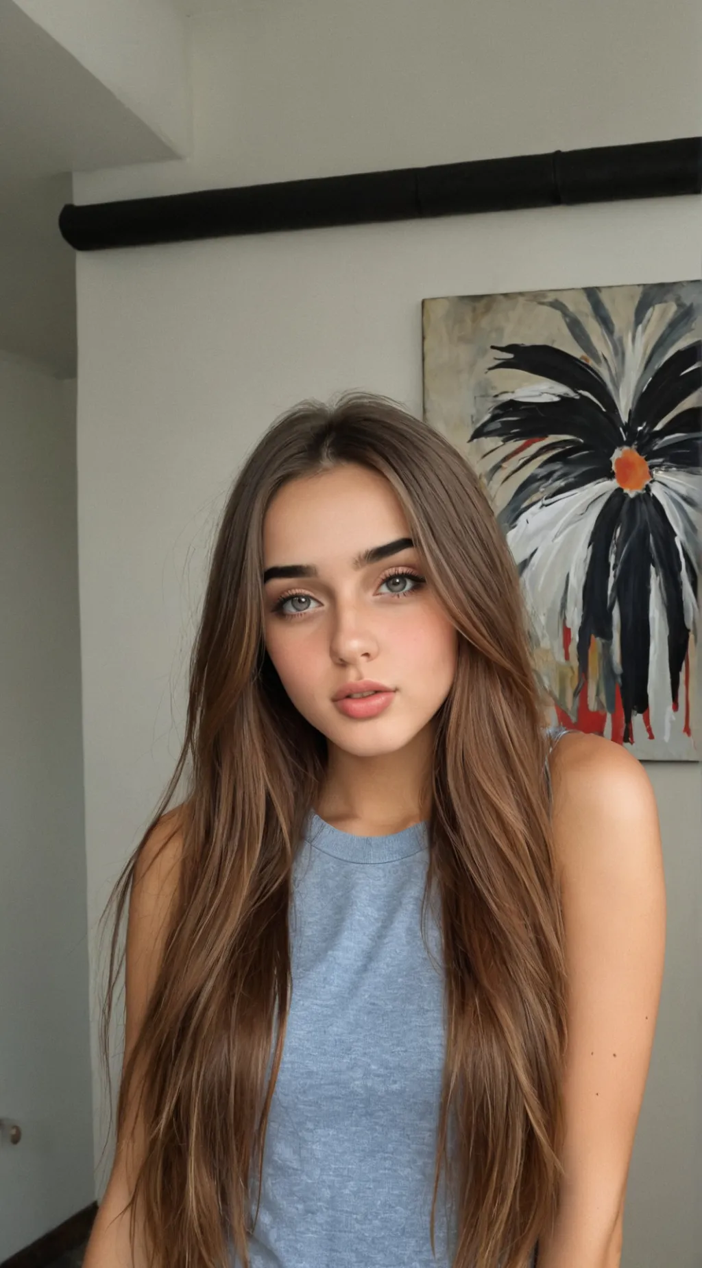 ai character: emily background