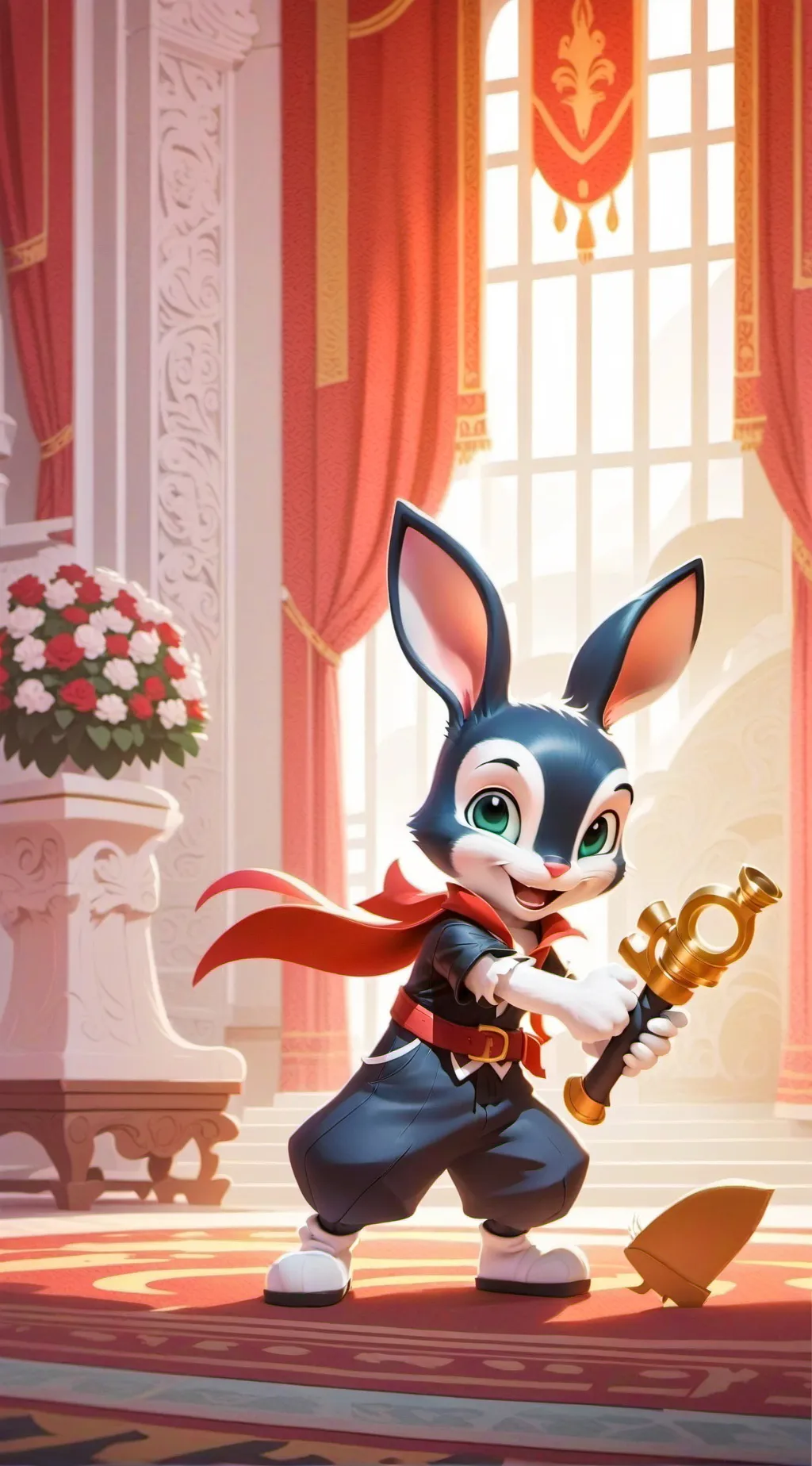 ai character: oswald disney background